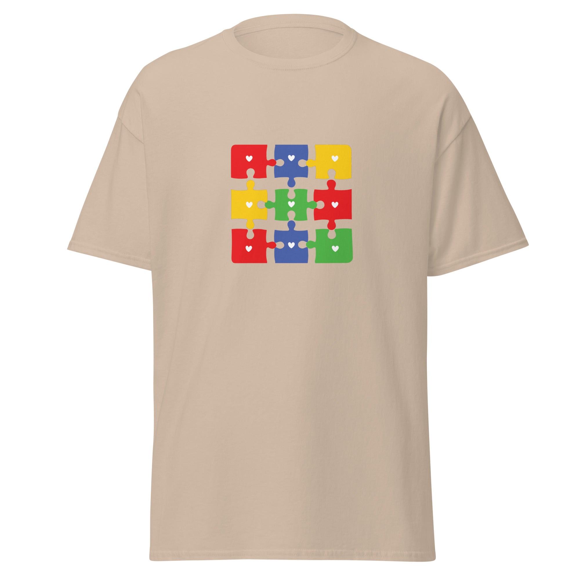 Autism Jigsaw Mens Custom T Shirt - Kicks Shoelaces