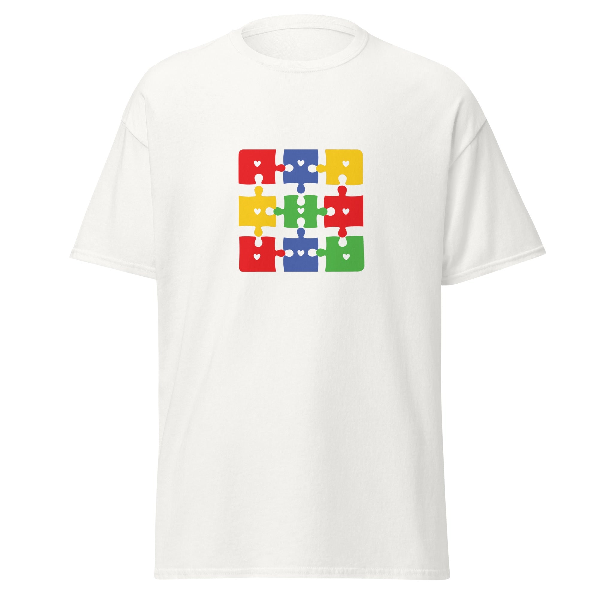 Autism Jigsaw Mens Custom T Shirt - Kicks Shoelaces