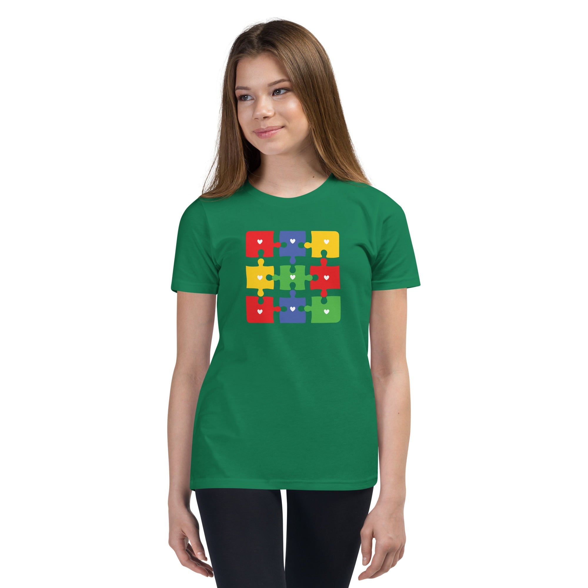 Autism Jigsaw Youth Graphic Tees - Kicks Shoelaces