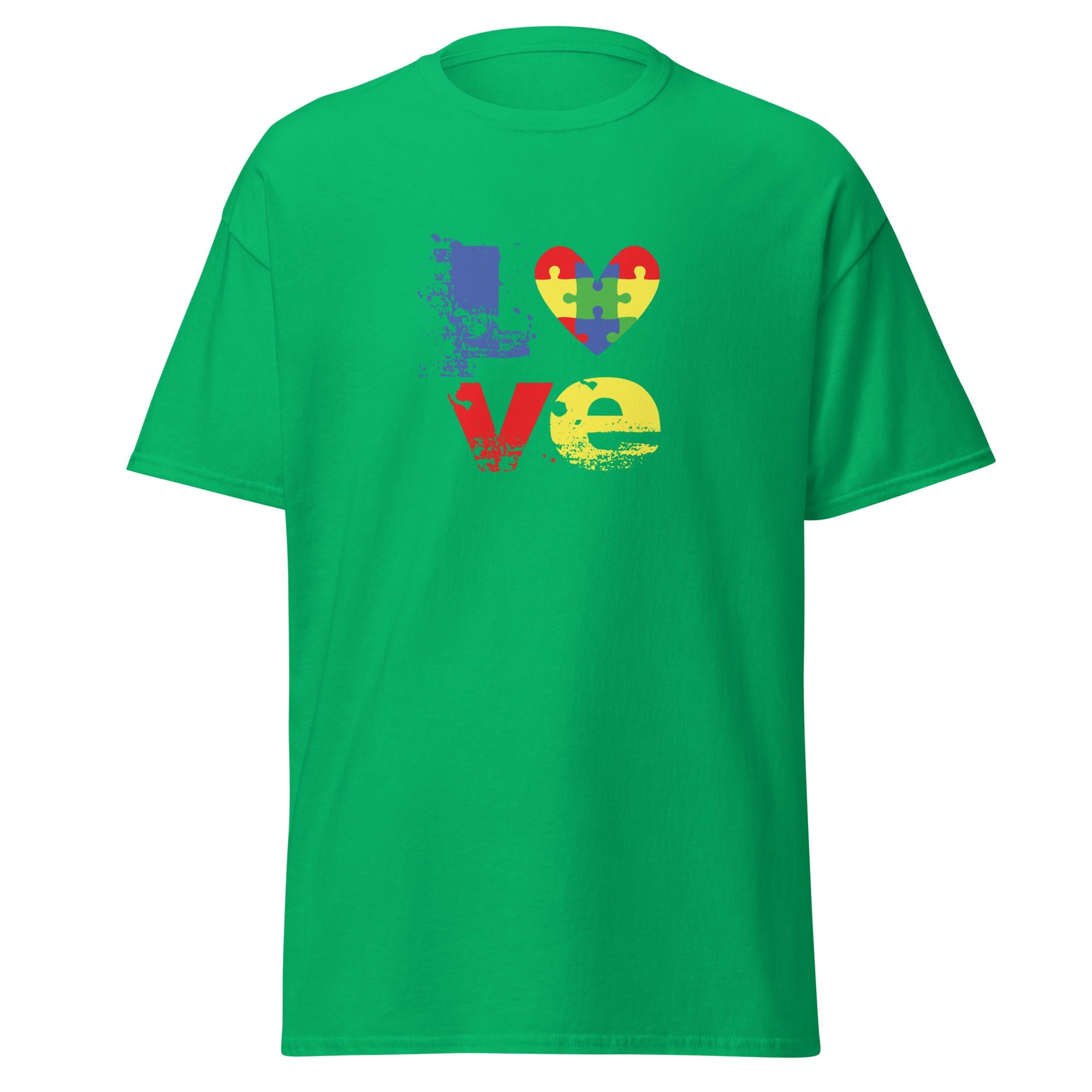 Autism Love Mens Custom T Shirt - Kicks Shoelaces