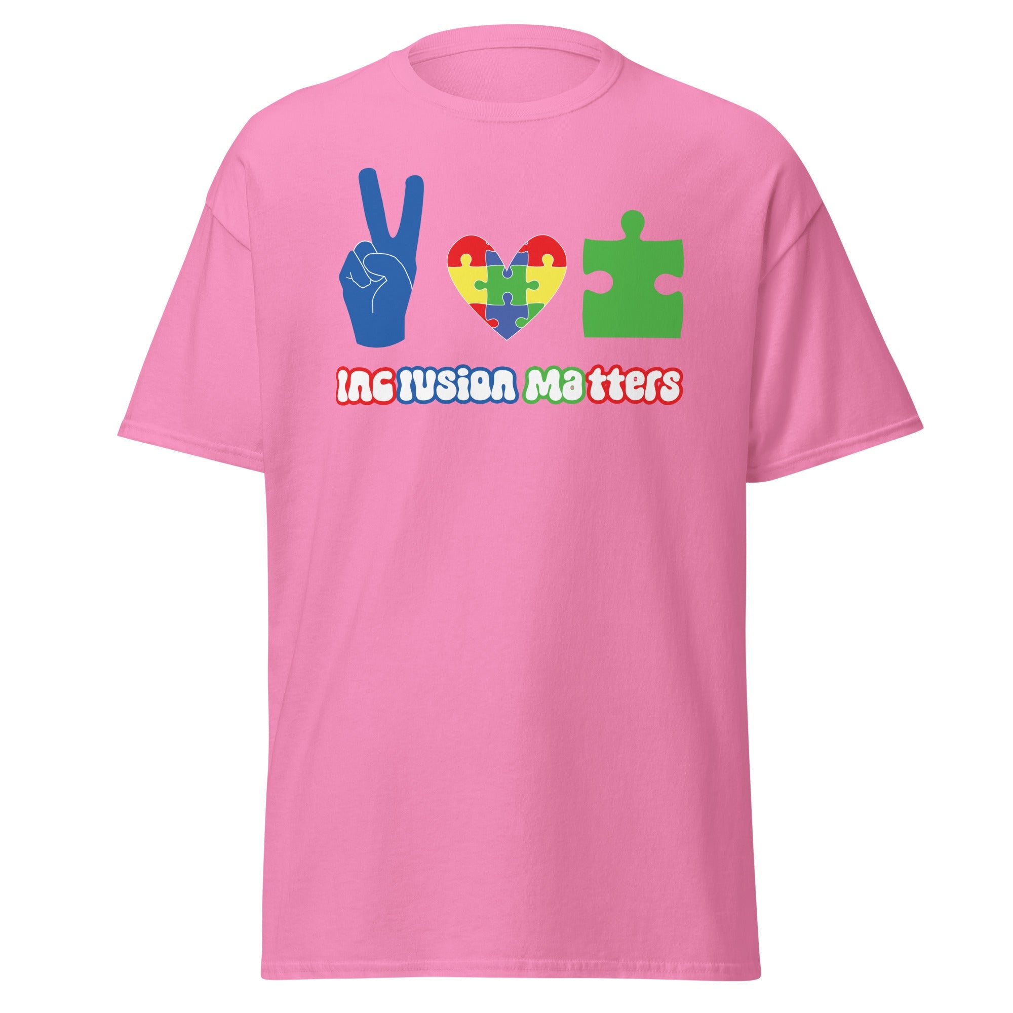 Autism Peace Mens Custom T Shirt - Kicks Shoelaces