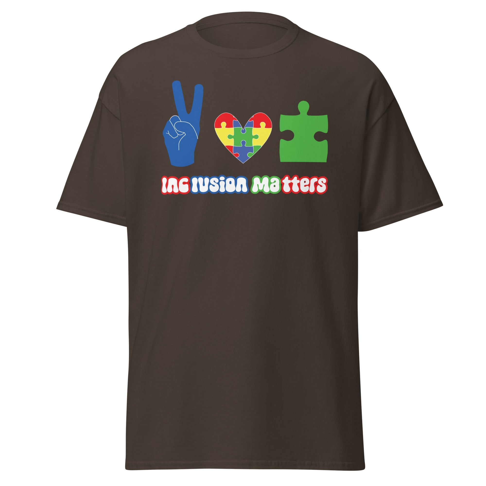 Autism Peace Mens Custom T Shirt - Kicks Shoelaces