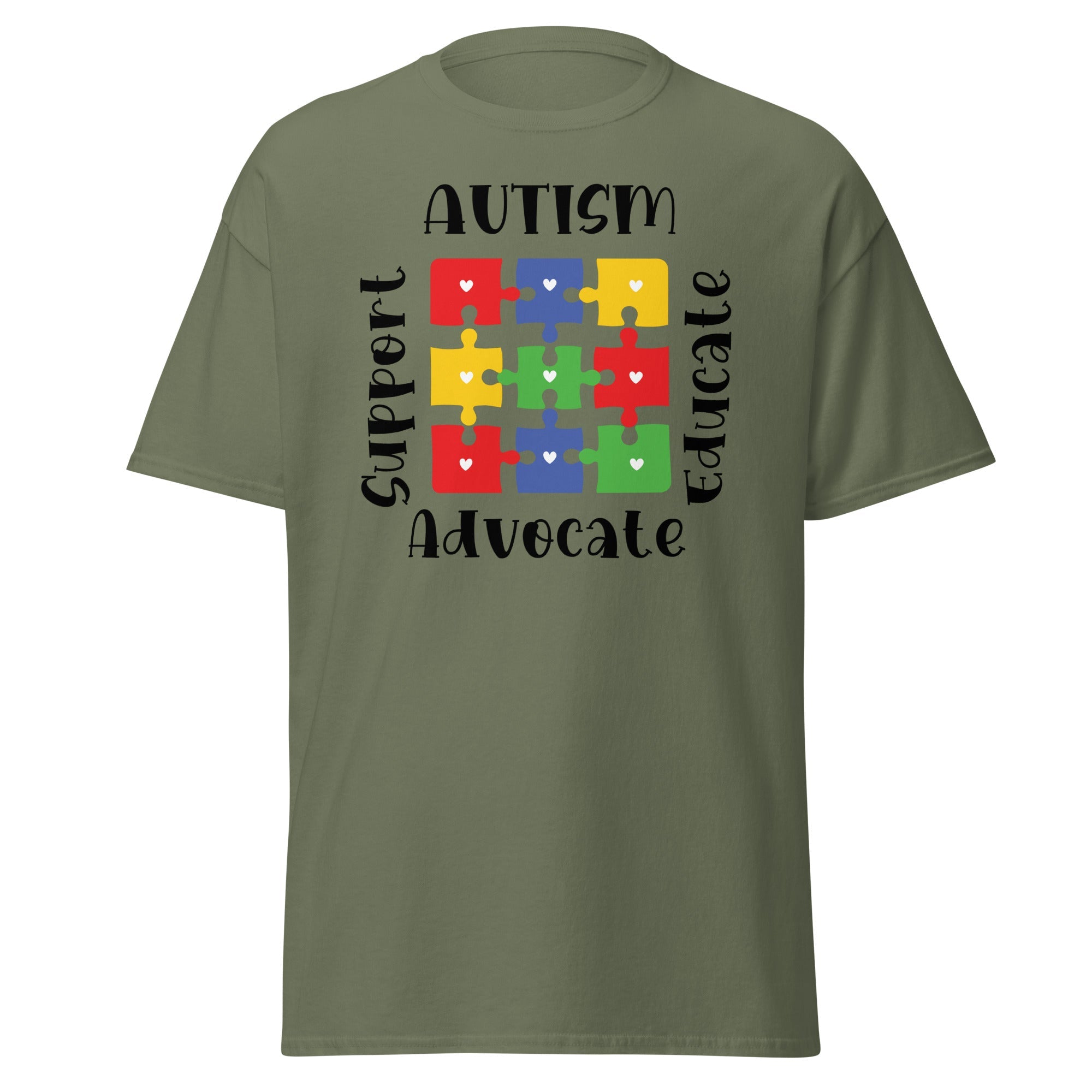 Autism Support Mens Custom T Shirt - Kicks Shoelaces