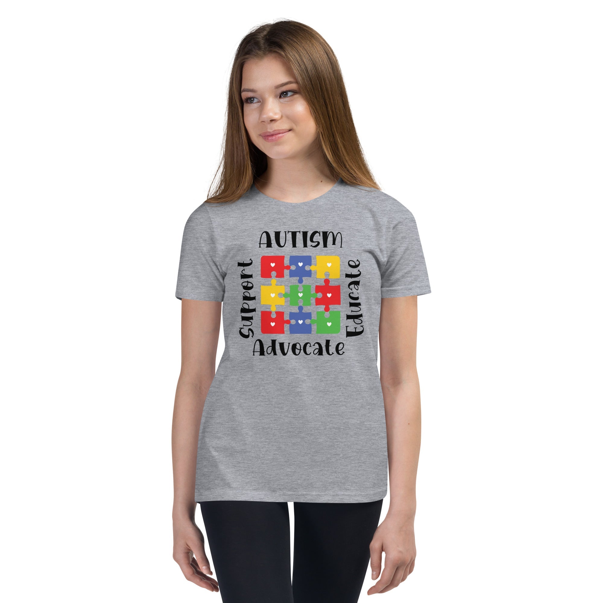 Autism Support Youth Graphic Tees - Kicks Shoelaces