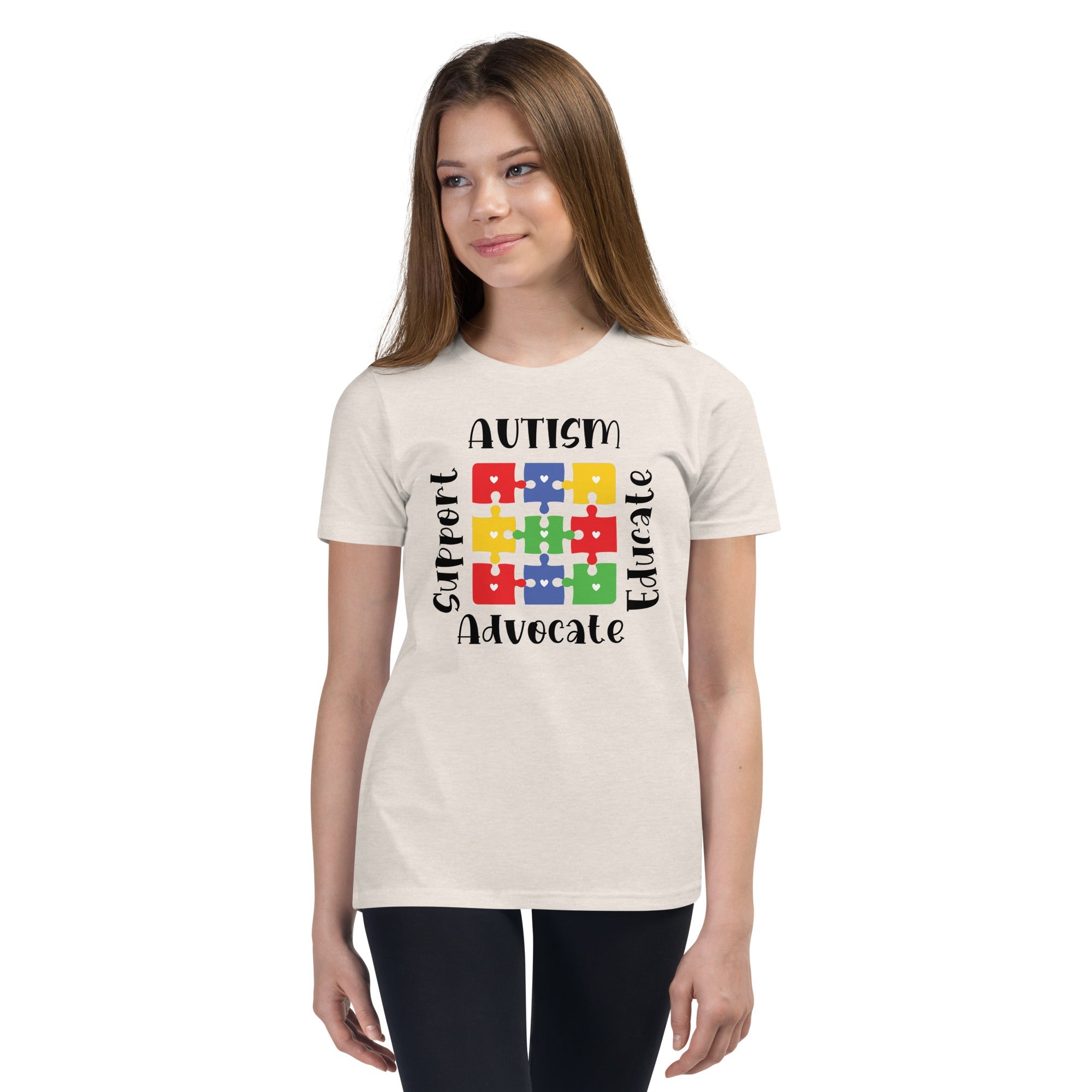 Autism Support Youth Graphic Tees - Kicks Shoelaces