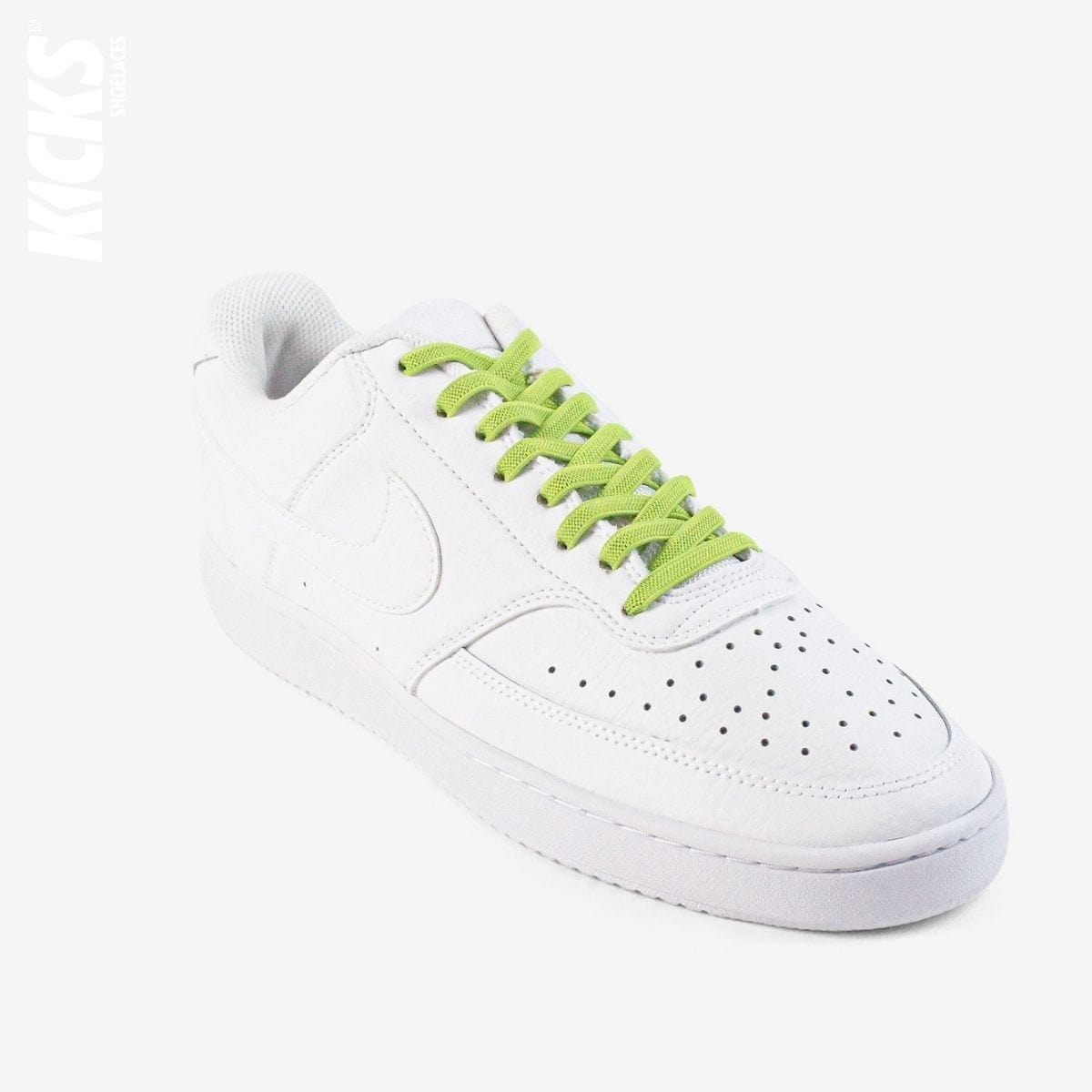 Bright Green No Tie Shoelaces Elastic Shoe Laces