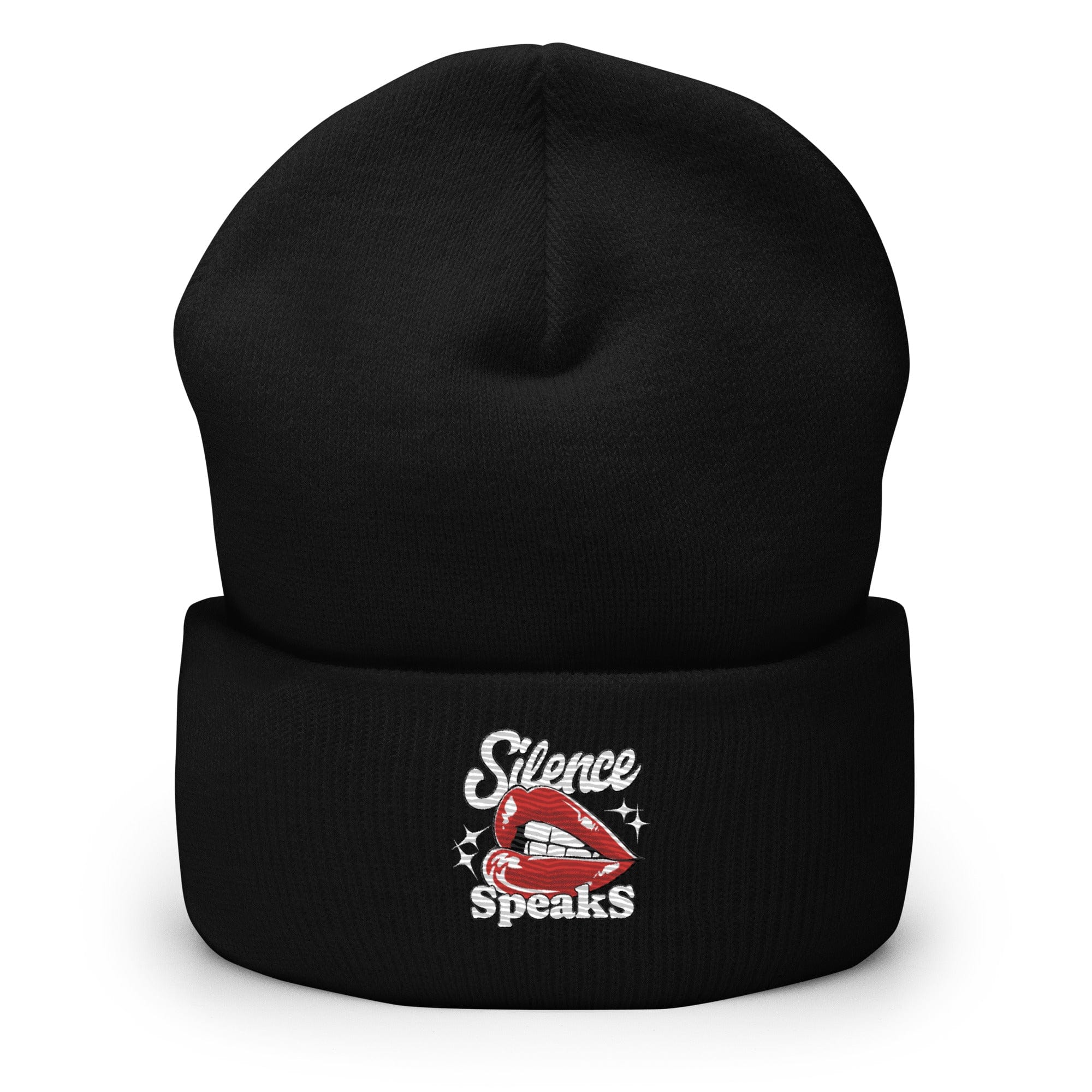 Silence Speaks Cuffed Beanie