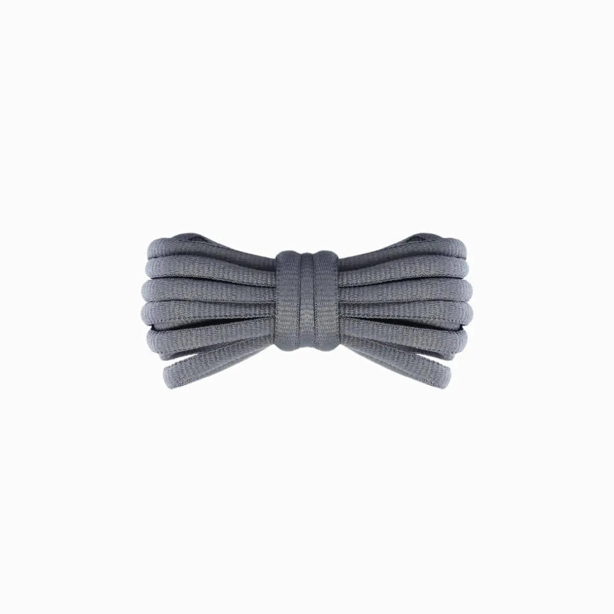Dark grey Brooks Ghost Max 2 replacement laces, oval laces by Kicks Shoelaces.