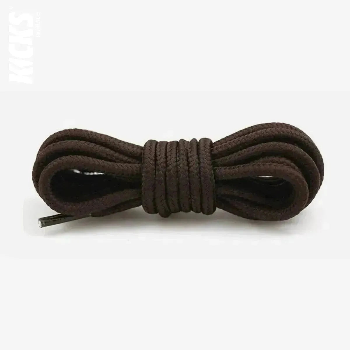 Dark brown replacement laces for ECCO golf shoes, round shoelaces by Kicks Shoelaces