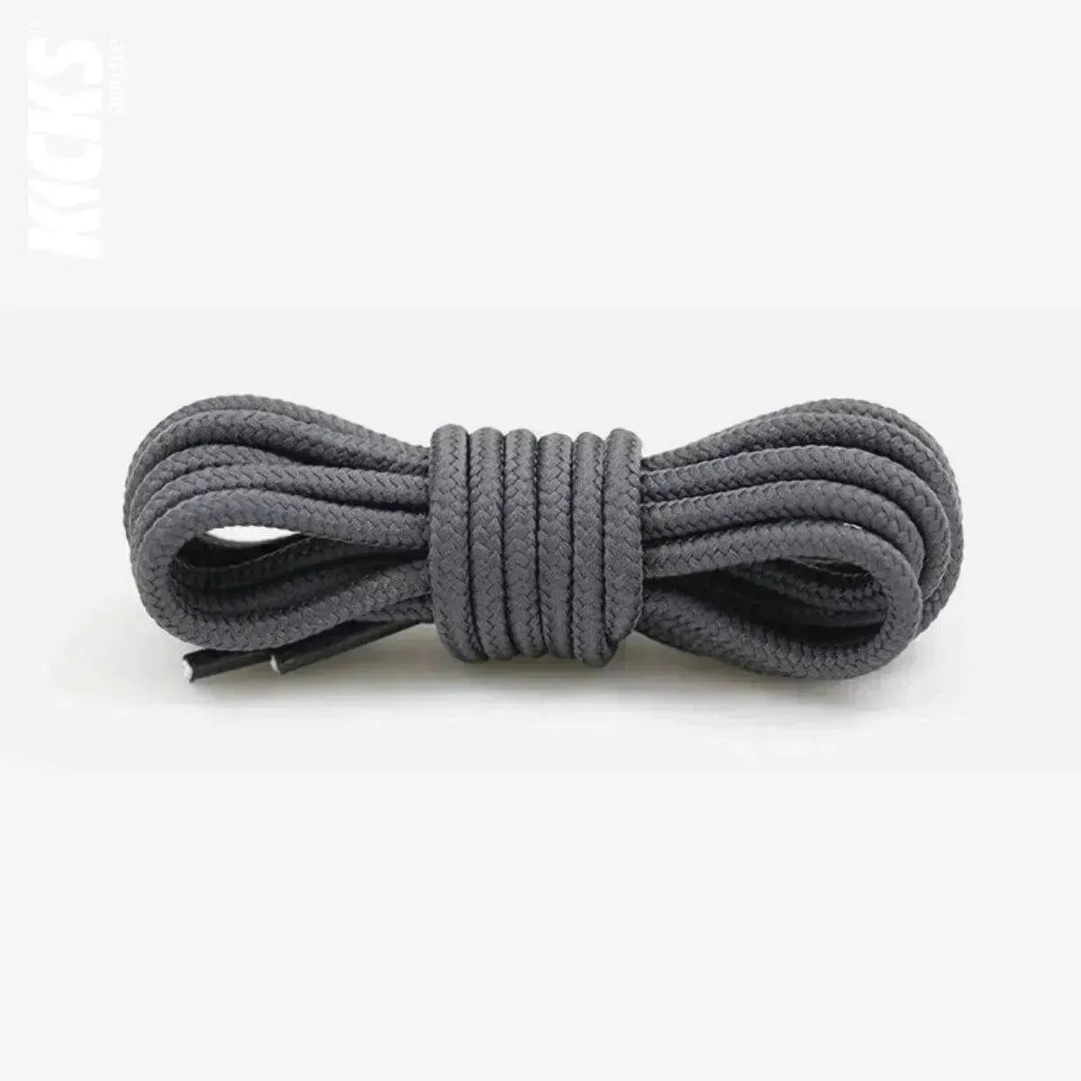 Dark grey replacement laces for ECCO golf shoes, round shoelaces by Kicks Shoelaces