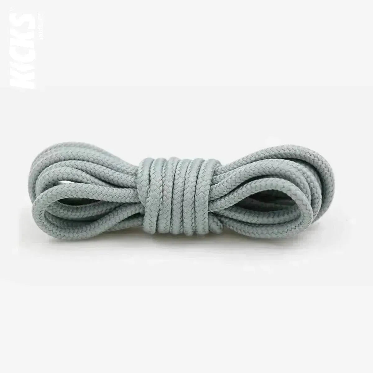 Light grey replacement laces for ECCO golf shoes, round shoelaces by Kicks Shoelaces
