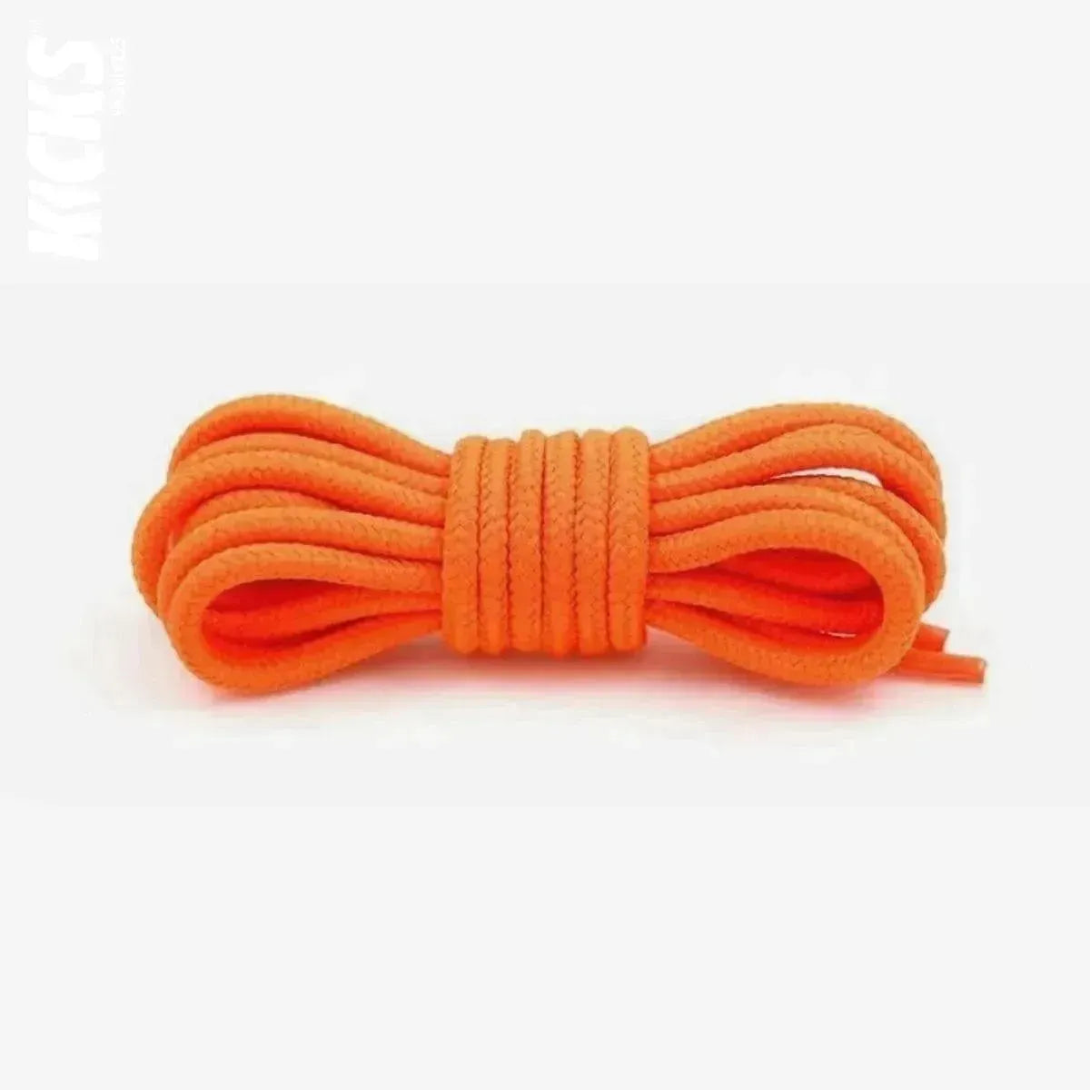 Orange replacement laces for ECCO golf shoes, round shoelaces by Kicks Shoelaces