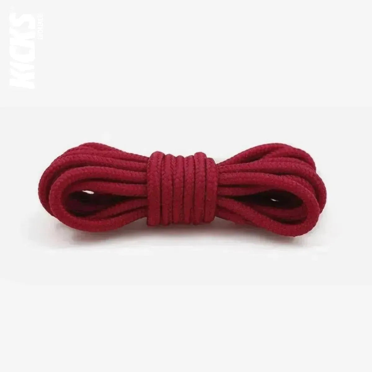 Wine red replacement laces for ECCO golf shoes, round shoelaces by Kicks Shoelaces
