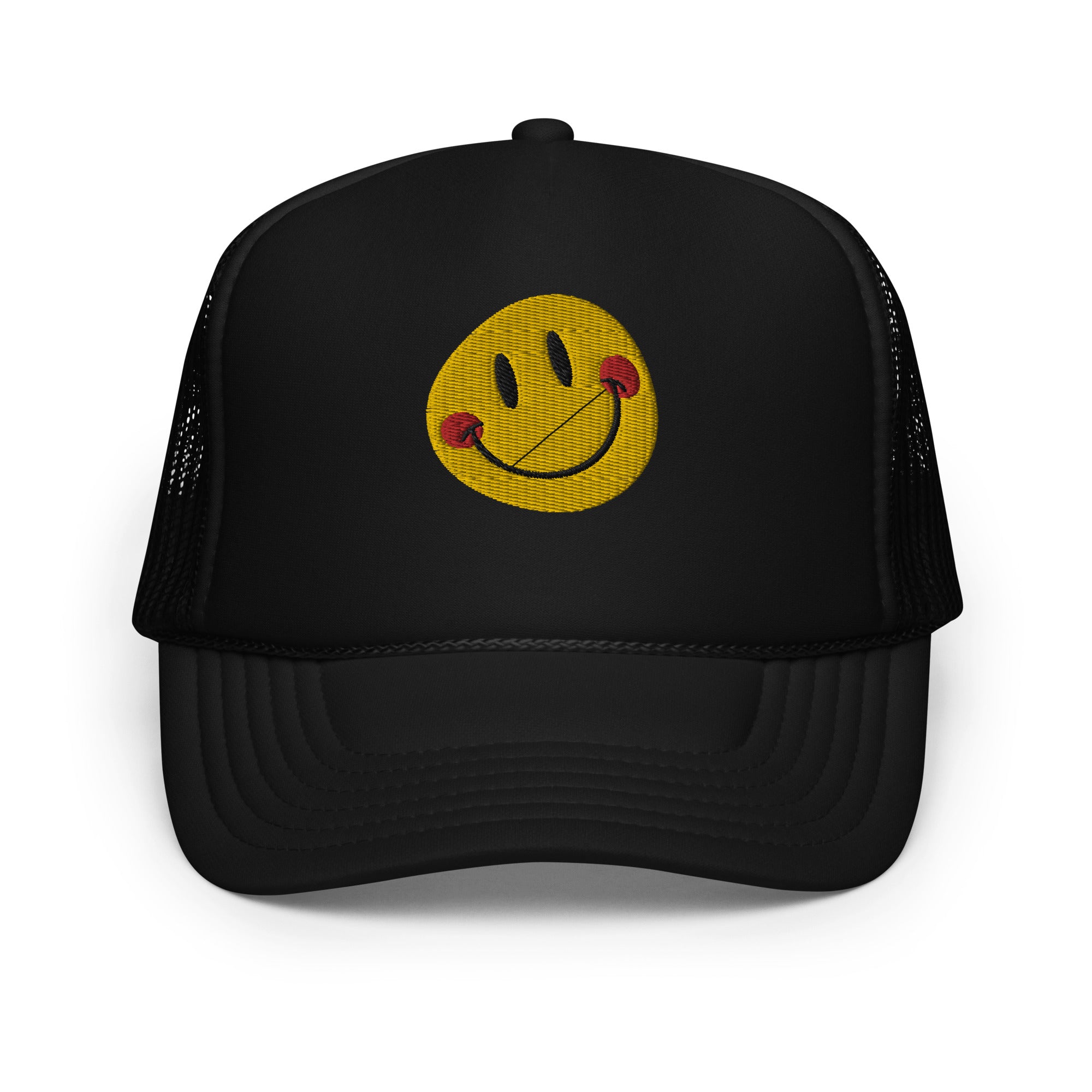 Smiley Face Pinky Cheeks Foam Trucker Hat