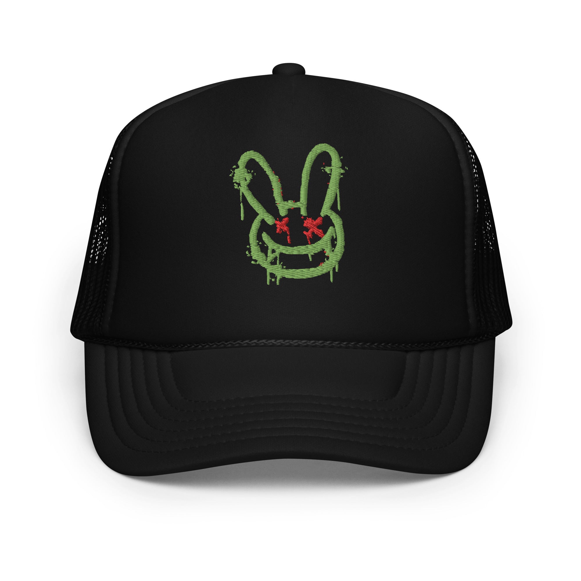 Crosseyed Bunny Foam Trucker Hat