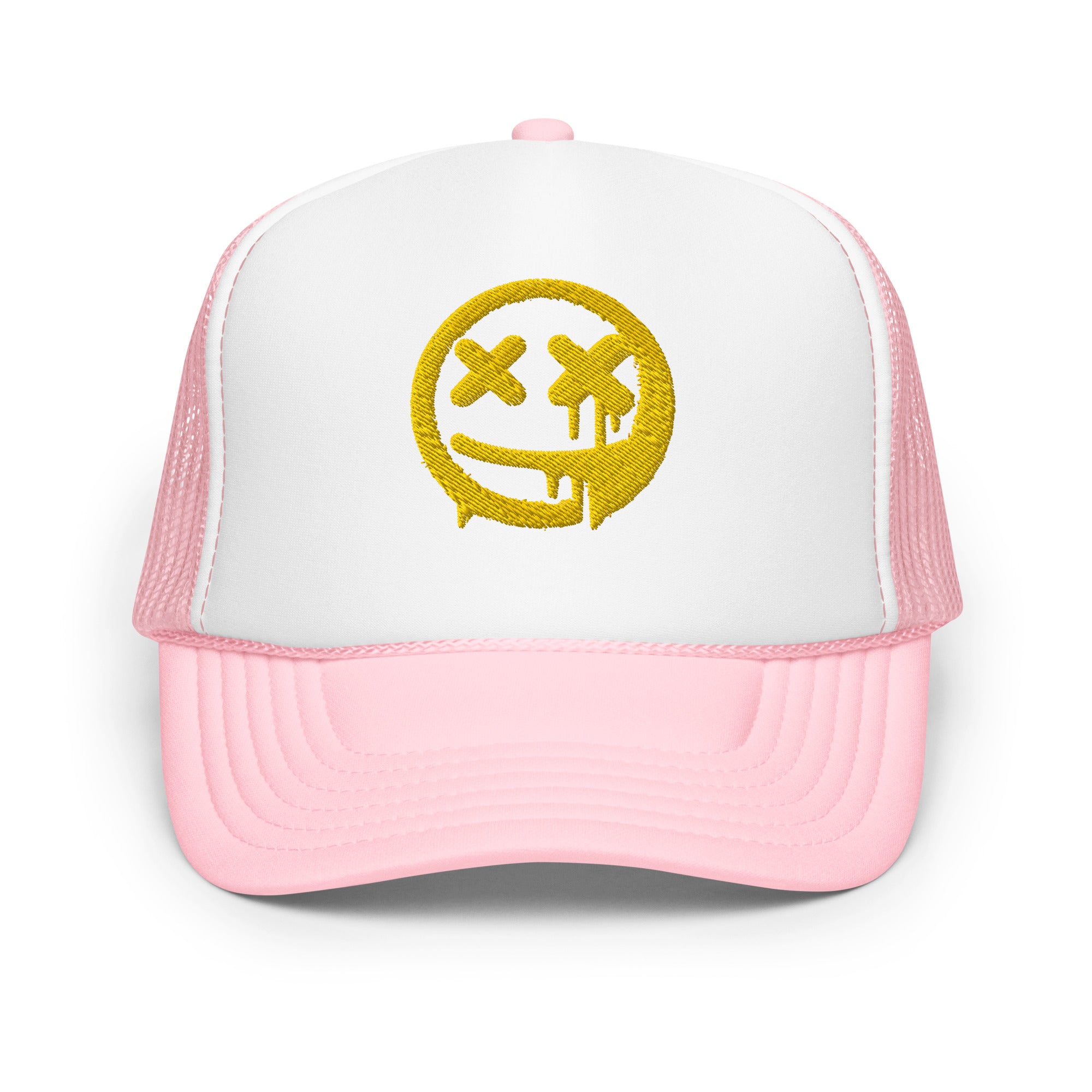 Smiley Face Meltdown Foam Trucker Hat