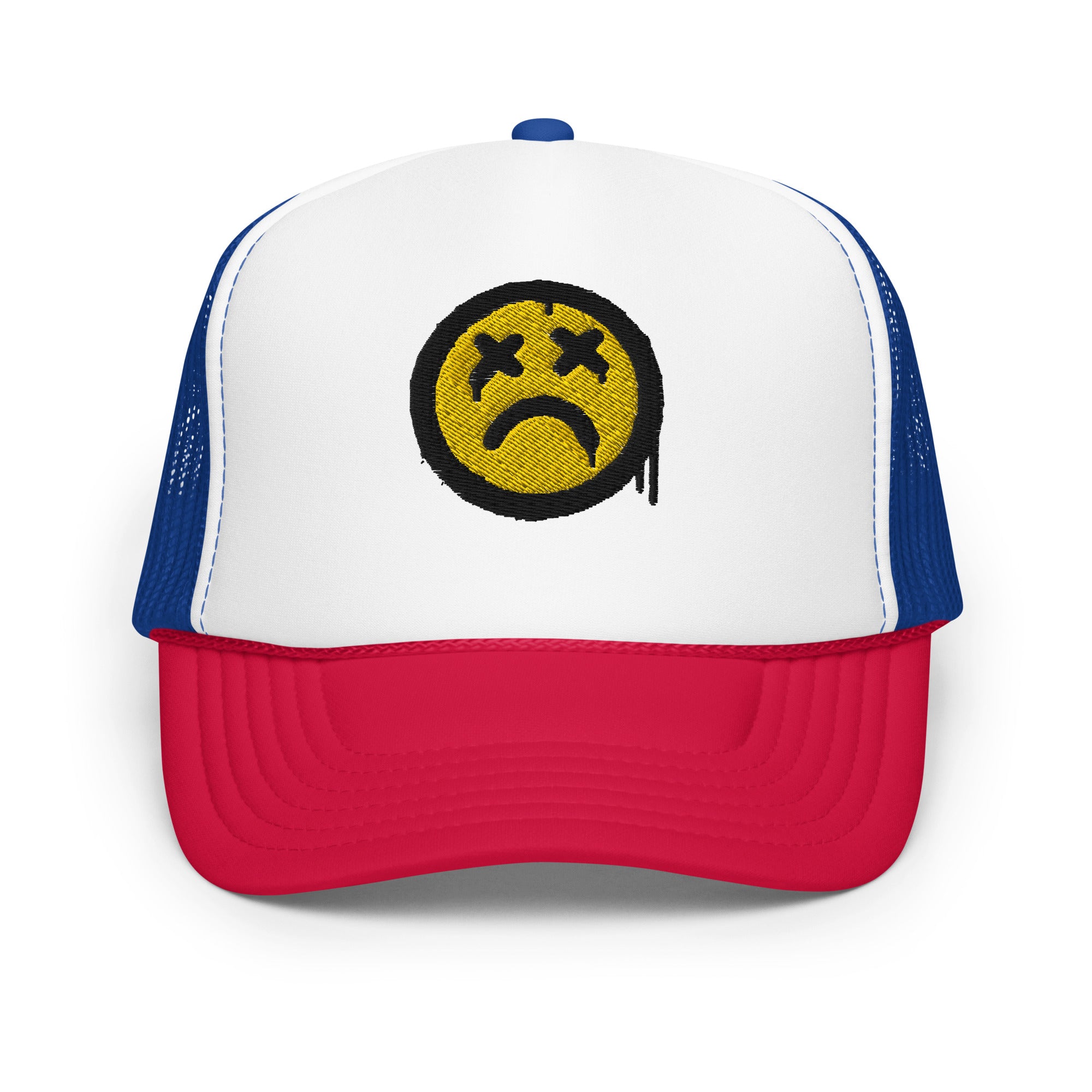 Sad Face Foam Trucker Hat