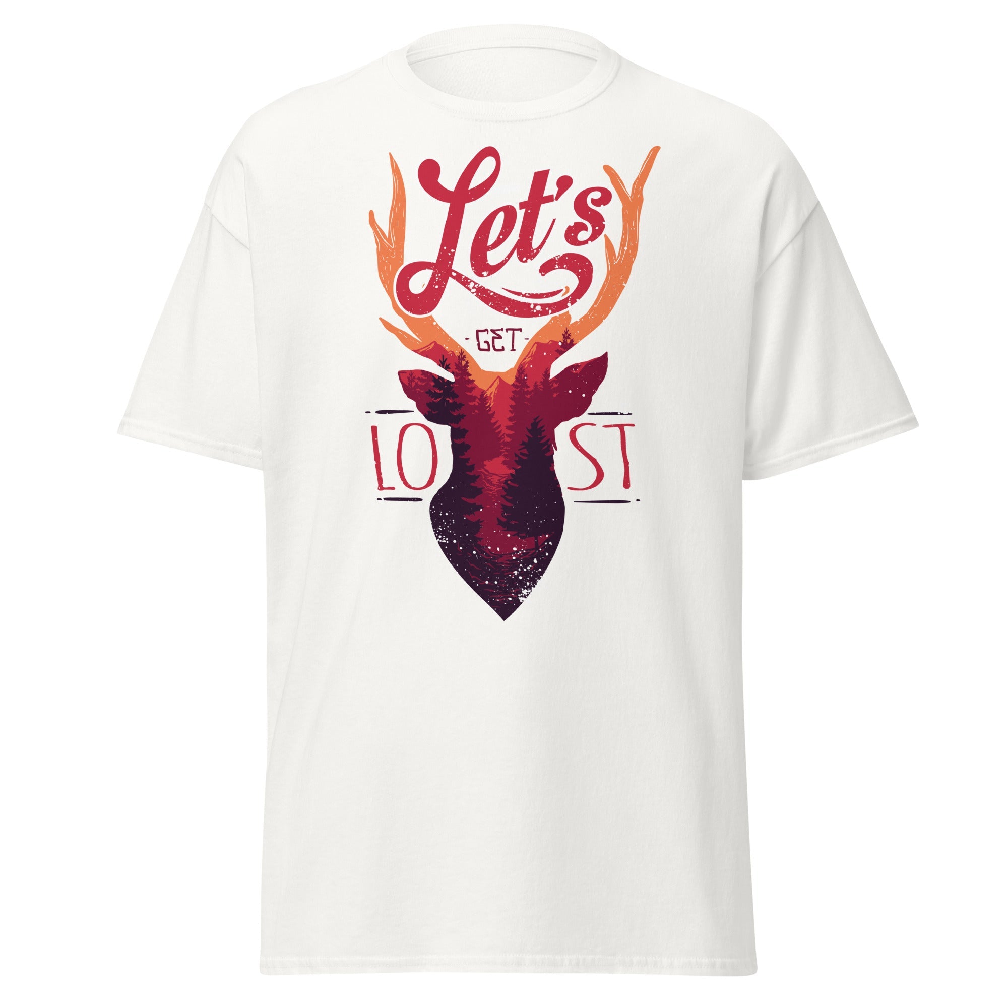 Lets Get Lost Mens Graphic Tee - Kicks Shoelaces