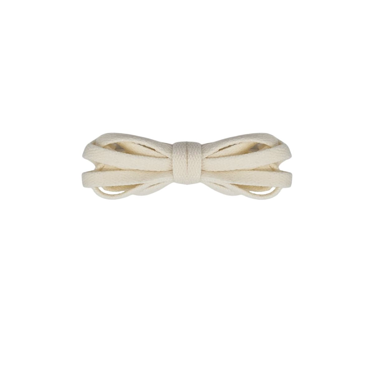 Light beige retro thin flat laces, classic replacement shoe laces for sneakers by Kicks Shoelaces