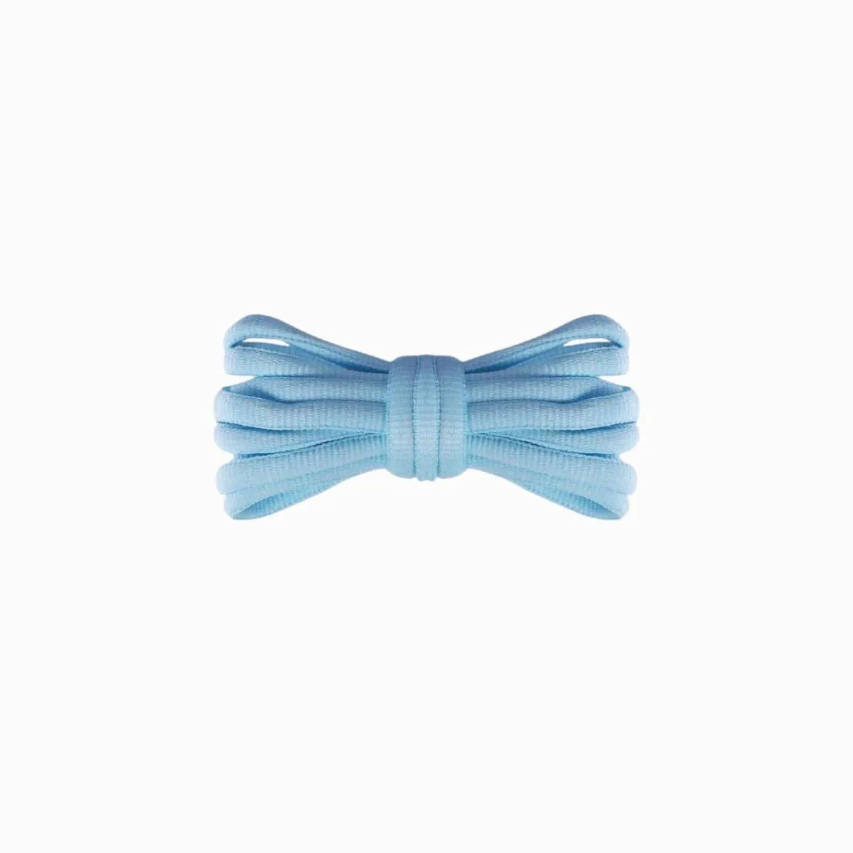 Light blue Nike Zoom Vomero 5 replacement laces, oval laces by Kicks Shoelaces.