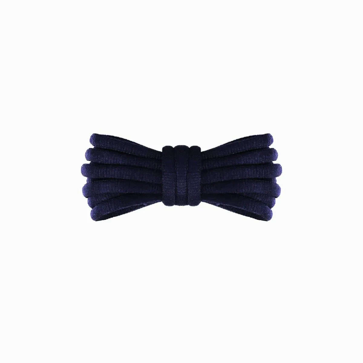 Navy blue Nike Zoom Vomero 5 replacement laces, oval laces by Kicks Shoelaces.