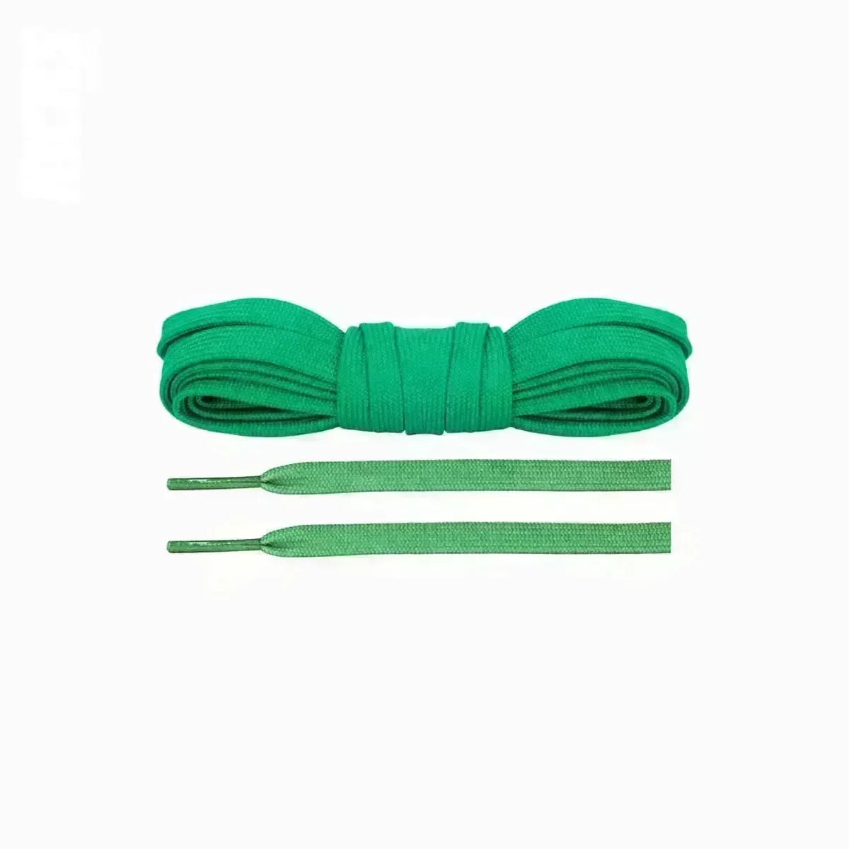 Green replacement laces for Nike Vomero 18 running shoes by Kicks Shoelaces