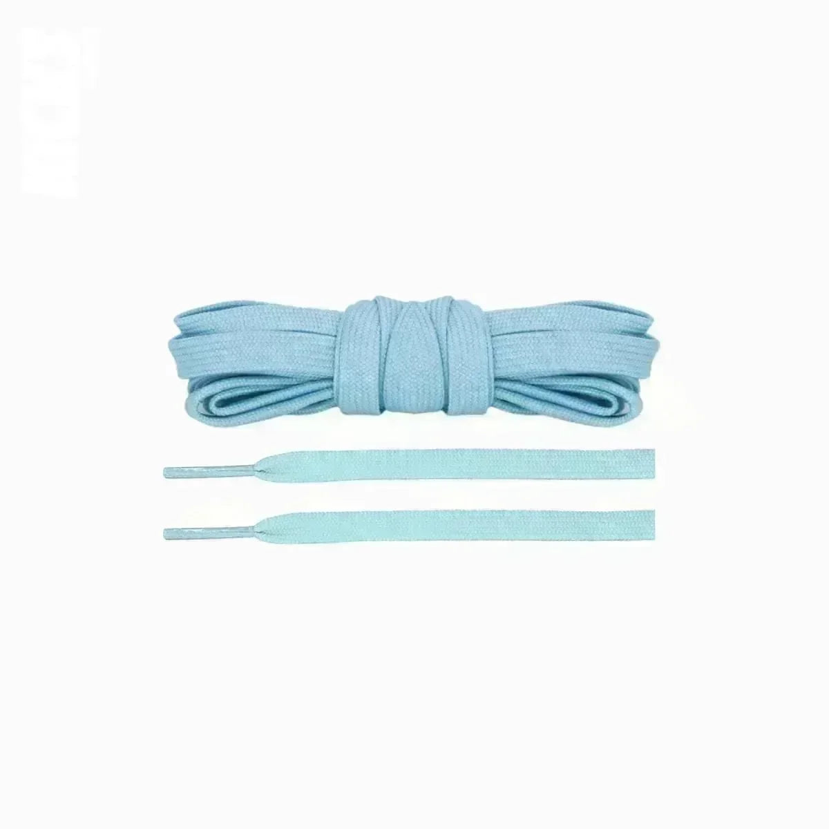 Light blue replacement laces for Nike Vomero 18 running shoes by Kicks Shoelaces