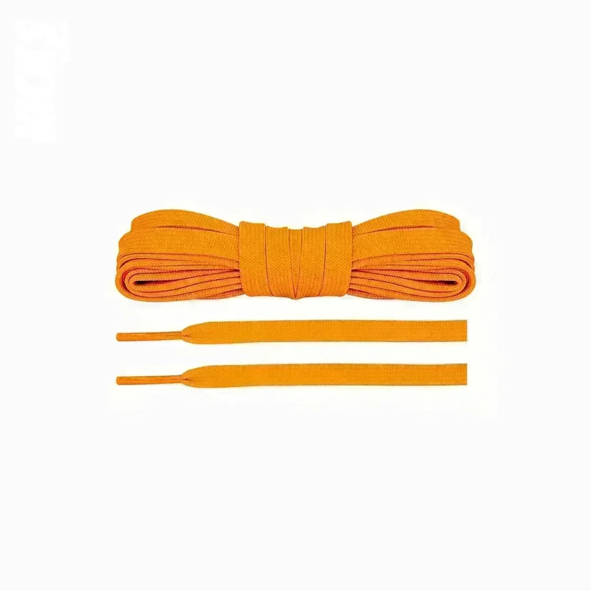 Orange replacement laces for Nike Vomero 18 running shoes by Kicks Shoelaces