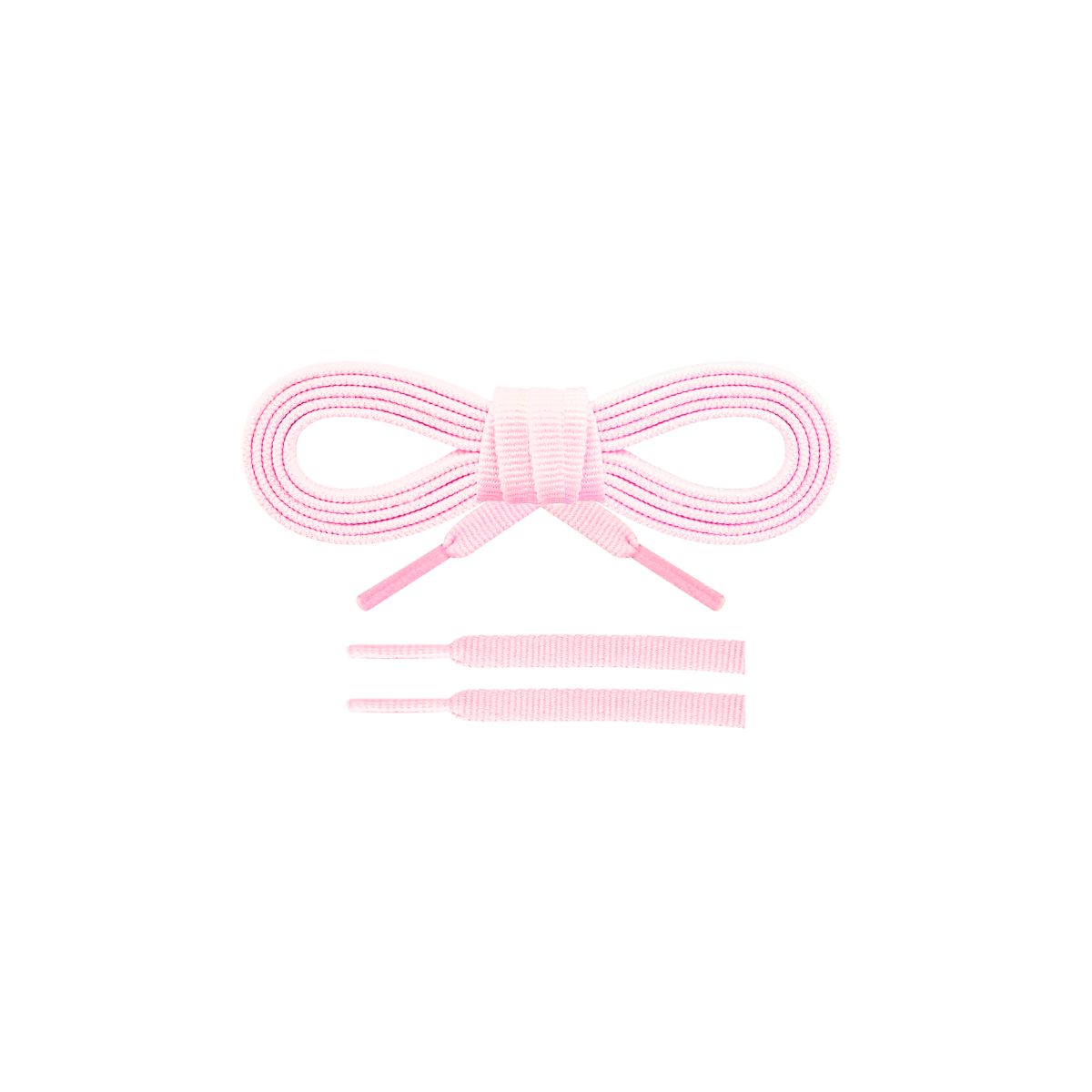 Pink shoelaces for running shoes, durable and secure replacement laces designed for daily runs and training by Kicks Shoelaces.