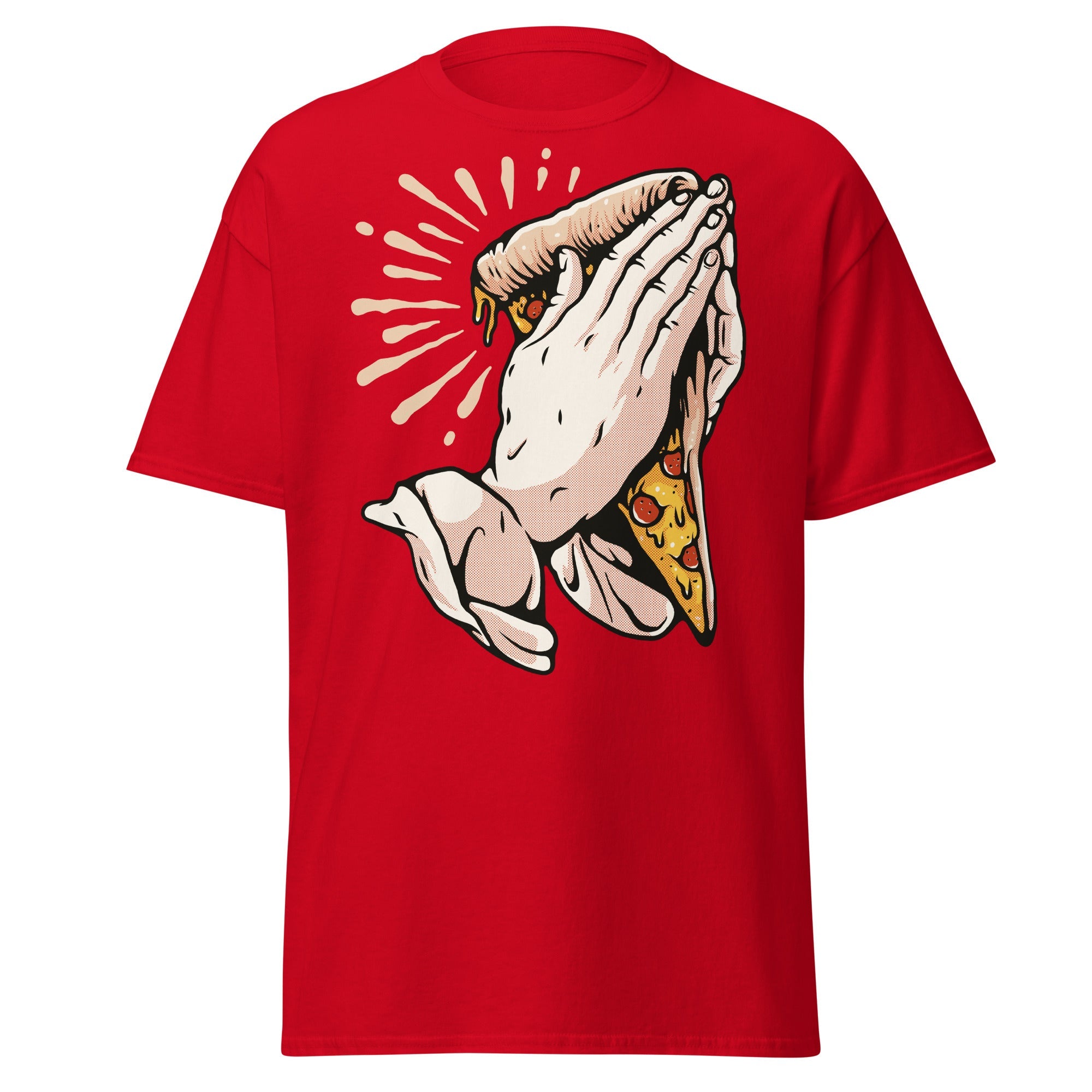 Pray For Pizza Mens Graphic Tee - Kicks Shoelaces