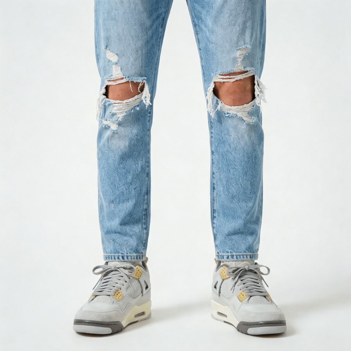 Replacement laces for Air Jordan 4 sneakers, flat shoelaces by Kicks Shoelaces