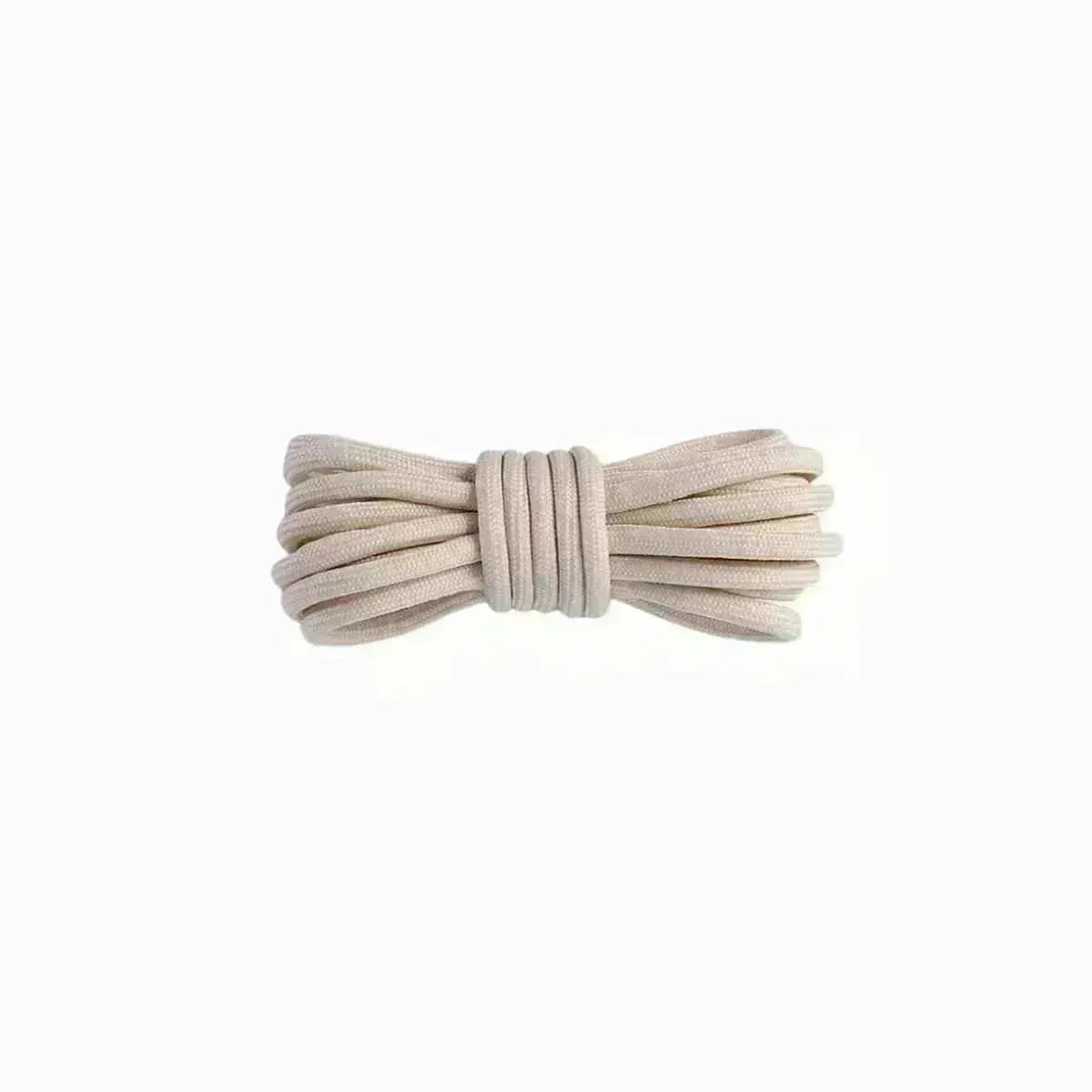 Beige replacement rope laces for Yeezy 350 Tail Light sneakers by Kicks Shoelaces.