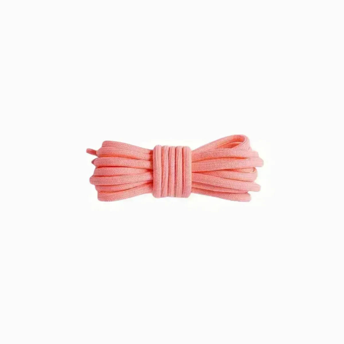 Coral replacement rope laces for Yeezy 350 Tail Light sneakers by Kicks Shoelaces.