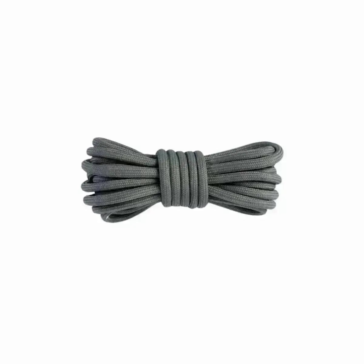 Graphite grey replacement rope laces for Yeezy 350 Tail Light sneakers by Kicks Shoelaces.