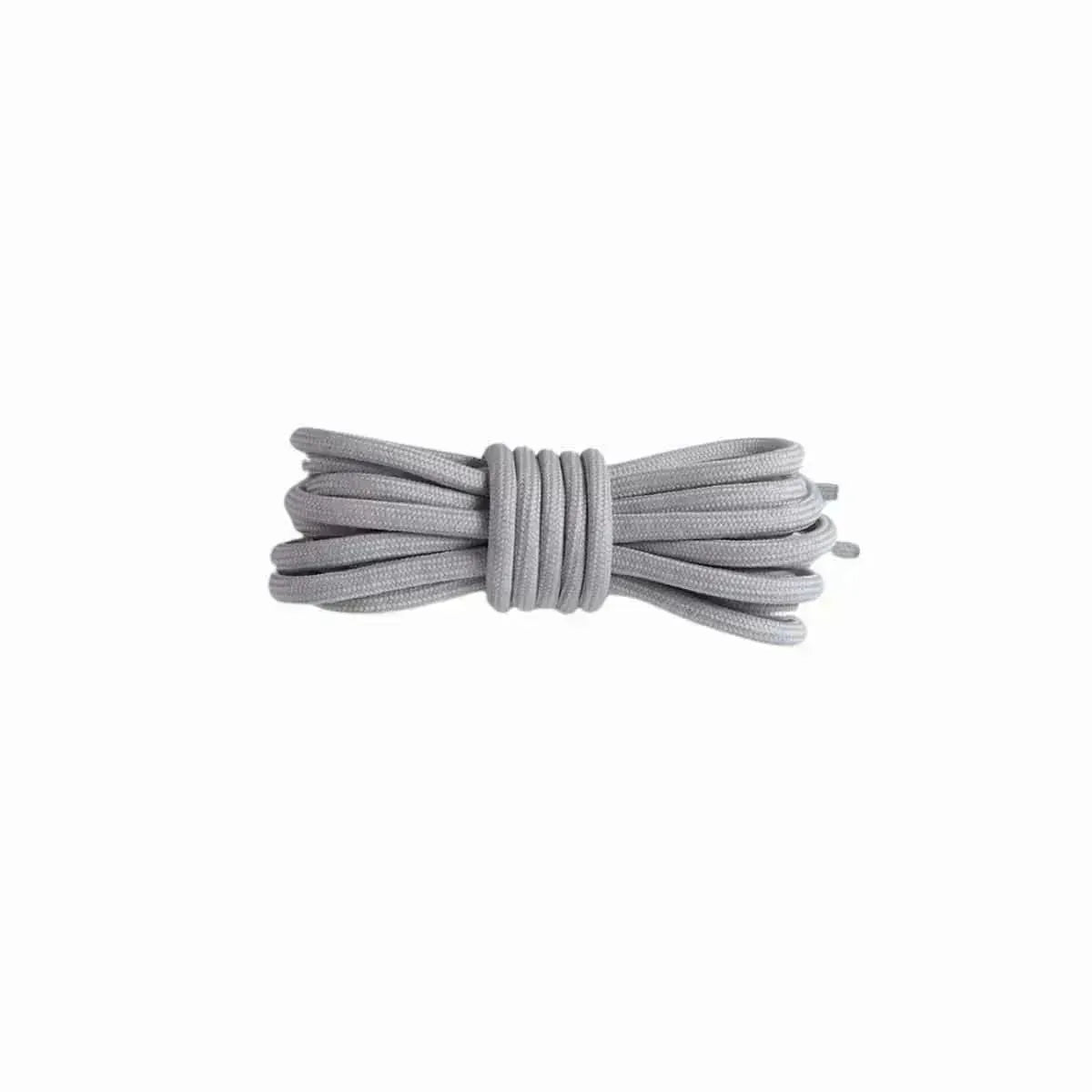 Light grey replacement rope laces for Yeezy 350 Tail Light sneakers by Kicks Shoelaces.