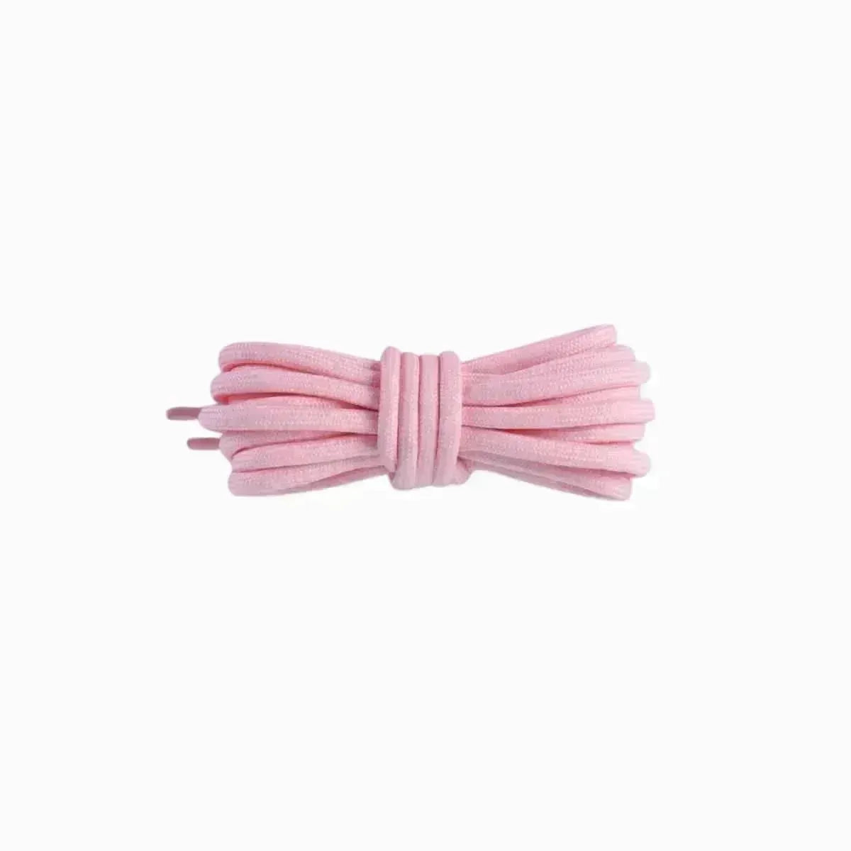 Light pink replacement rope laces for Yeezy Sulfur sneakers by Kicks Shoelaces.
