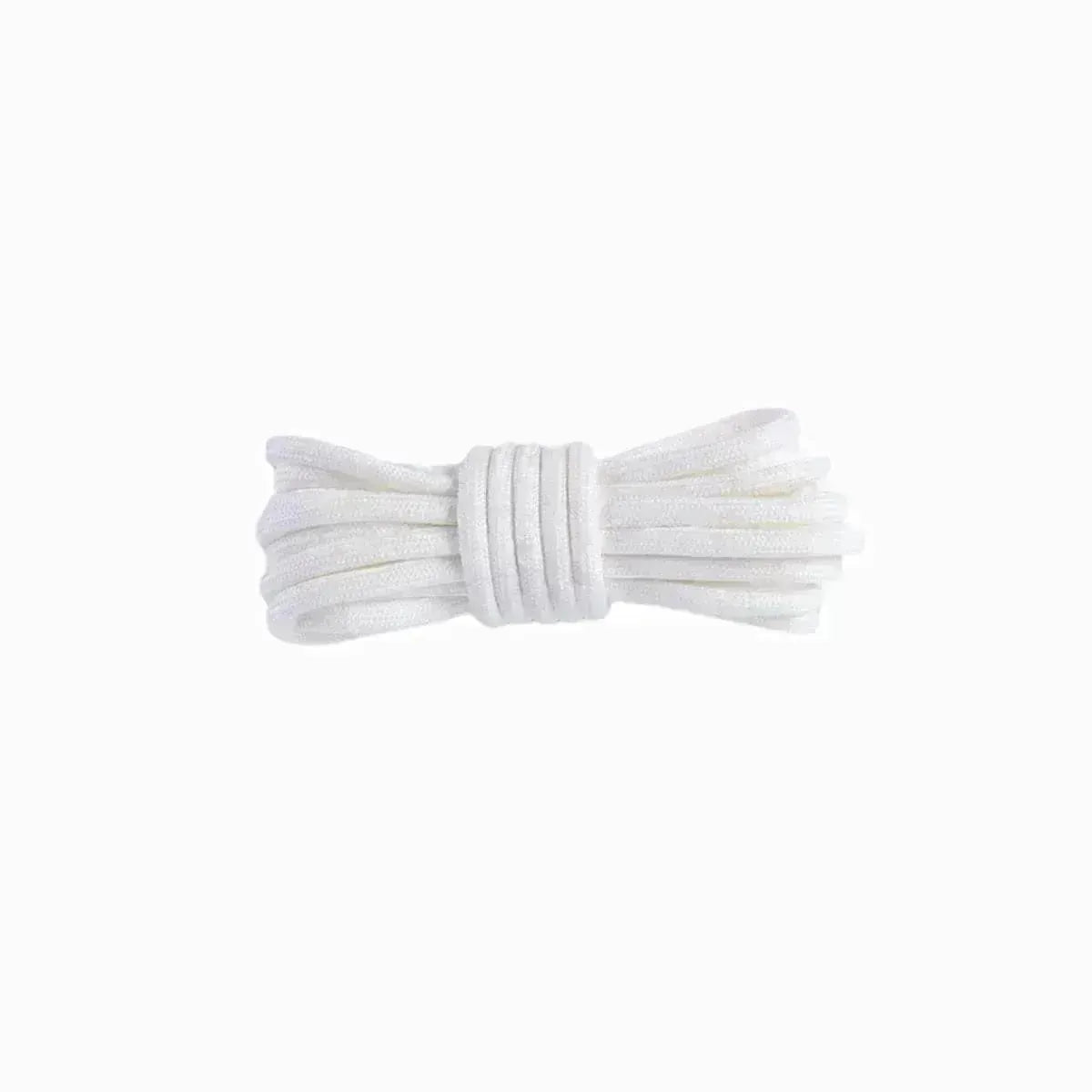 Off white replacement rope laces for Yeezy Sulfur sneakers by Kicks Shoelaces.