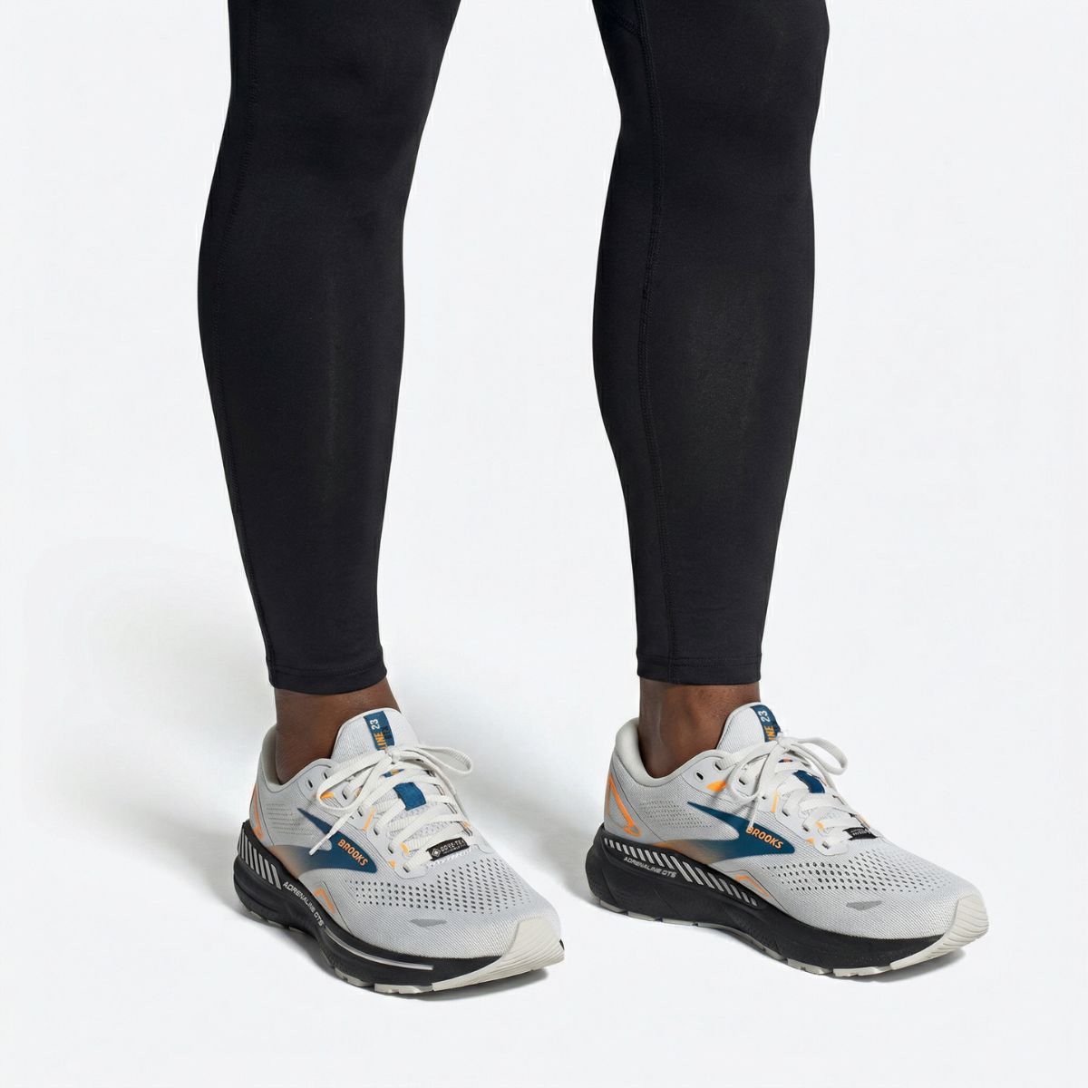 Replacement shoe laces for Brooks Adrenaline GTS 23 running shoes, durable laces by Kicks Shoelaces.