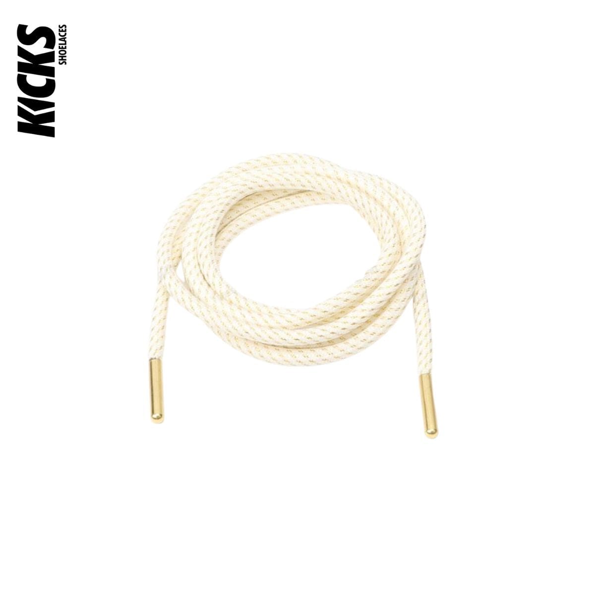 Round Shoelaces with Metal Aglets - Kicks Shoelaces