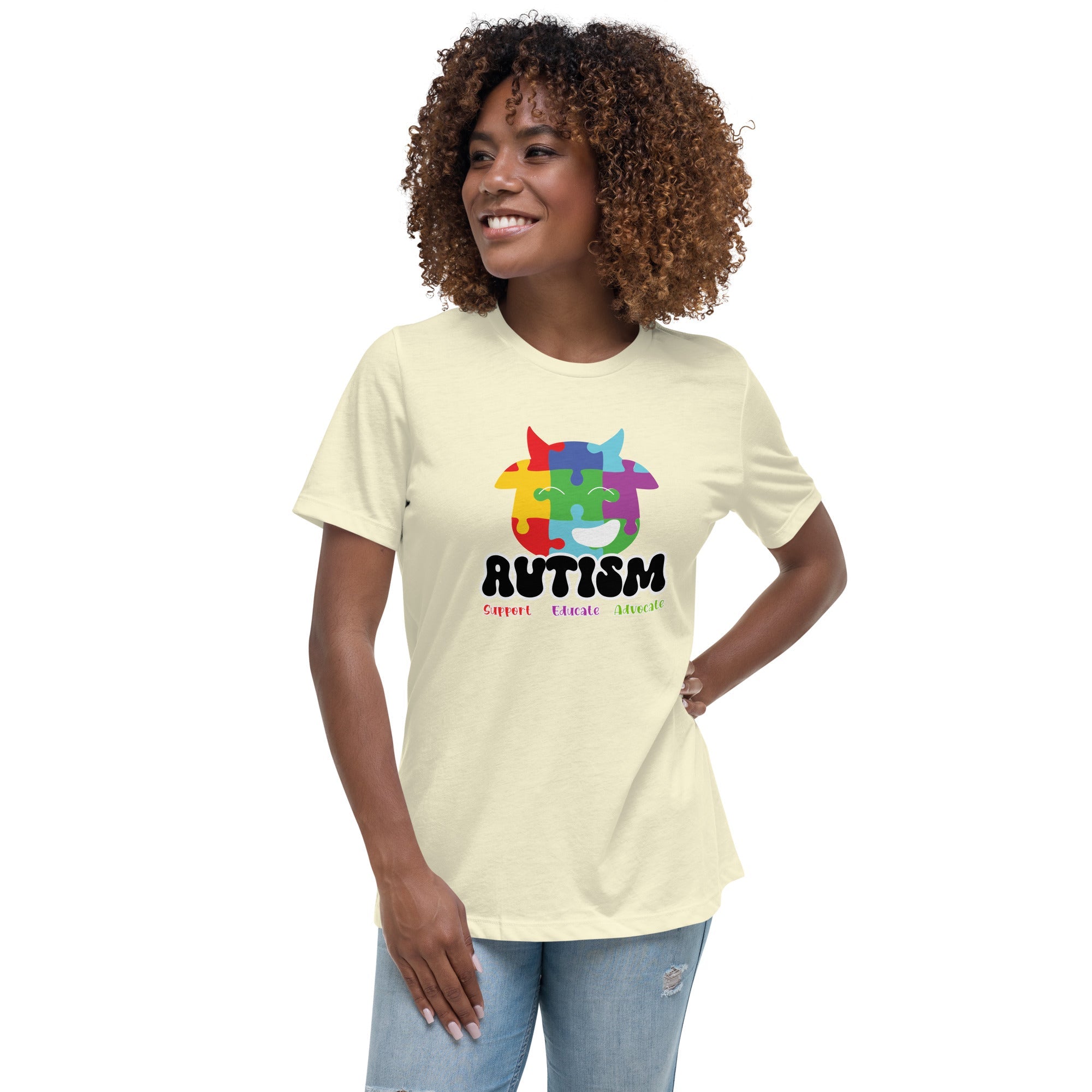 Women's Autism Advocate Custom T-Shirt - Kicks Shoelaces