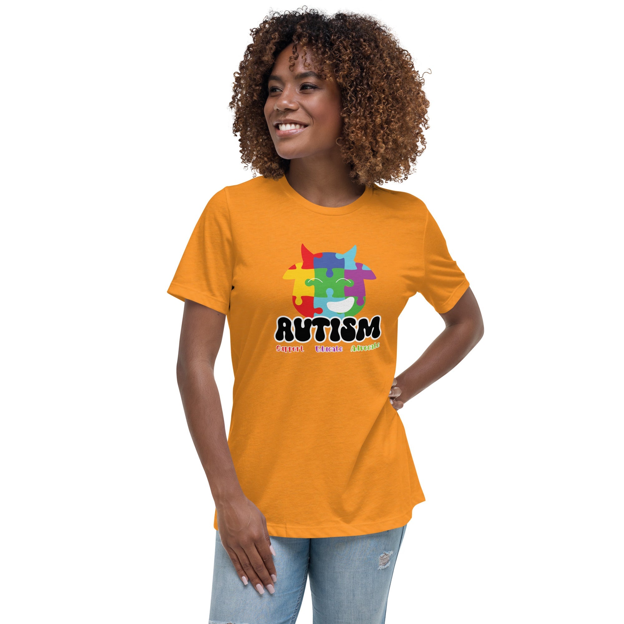 Women's Autism Advocate Custom T-Shirt - Kicks Shoelaces