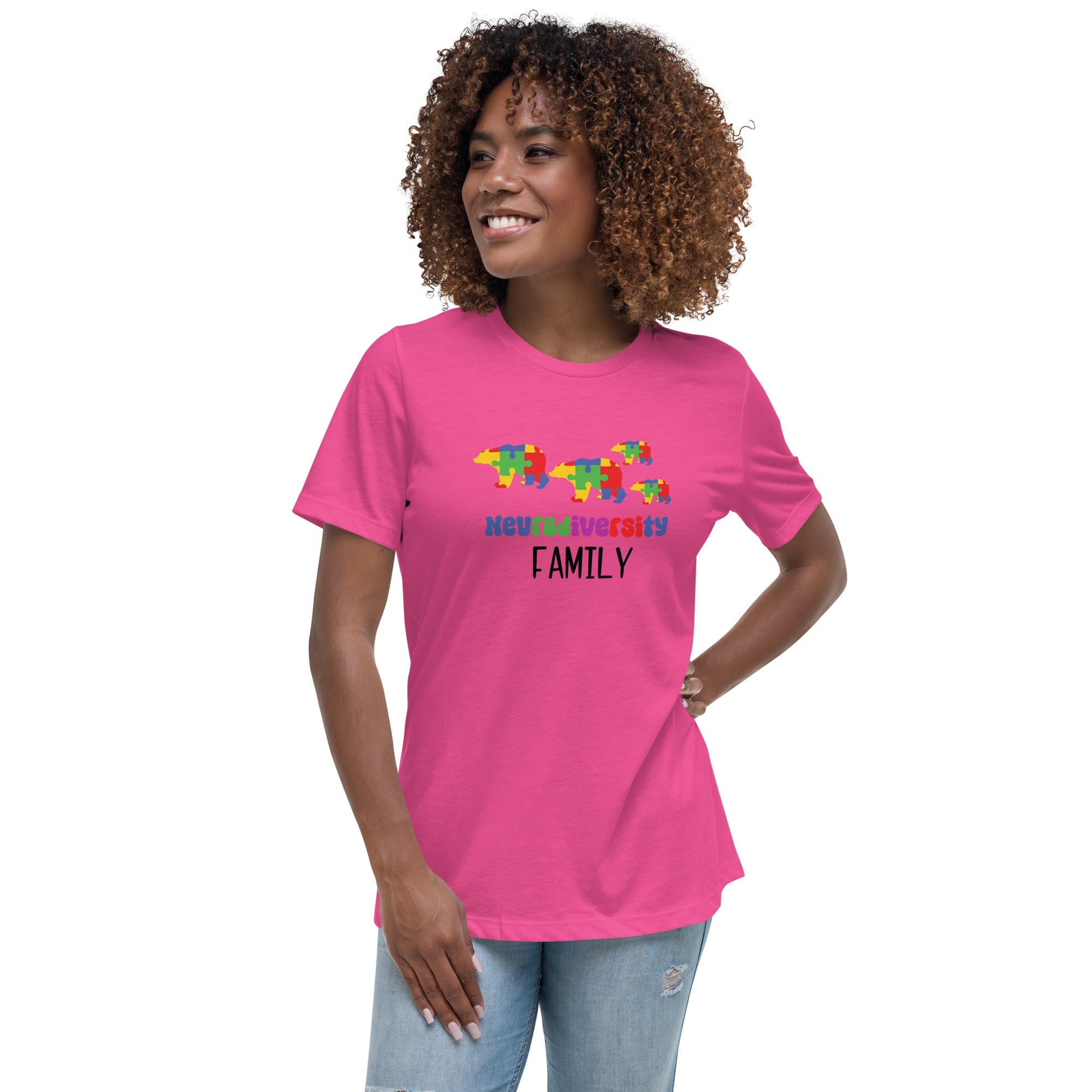 Women's Autism Family Custom T-Shirt - Kicks Shoelaces