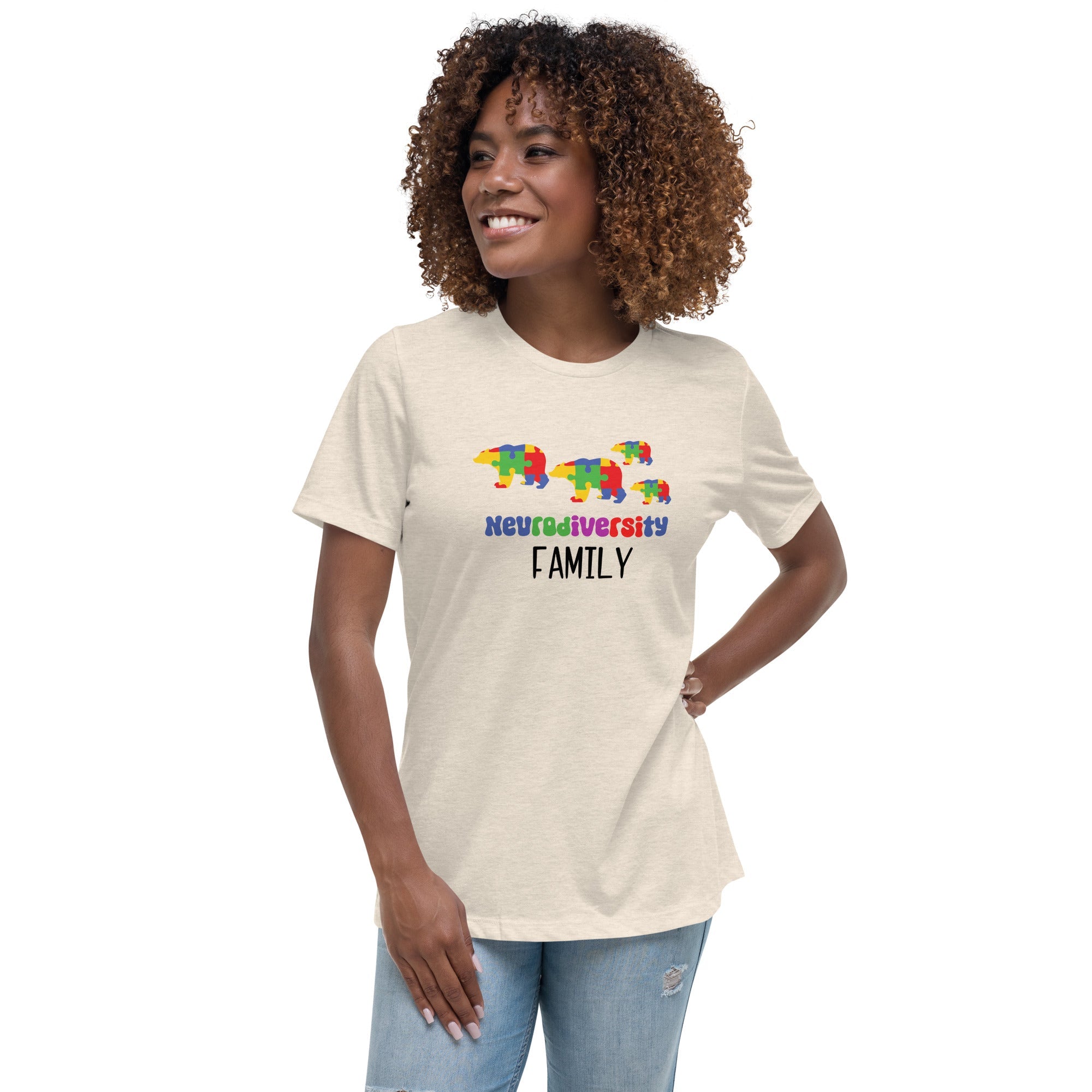 Women's Autism Family Custom T-Shirt - Kicks Shoelaces