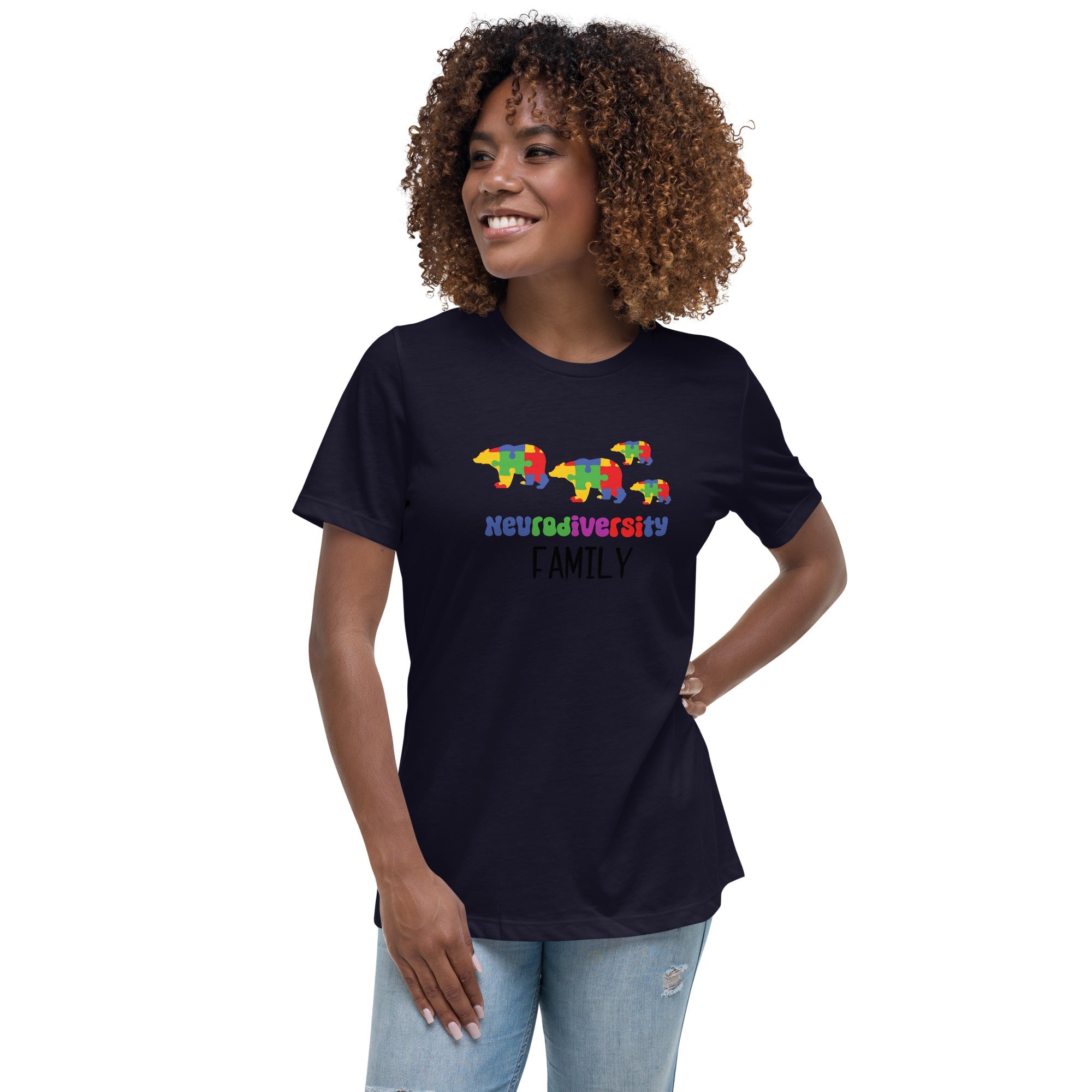 Women's Autism Family Custom T-Shirt - Kicks Shoelaces