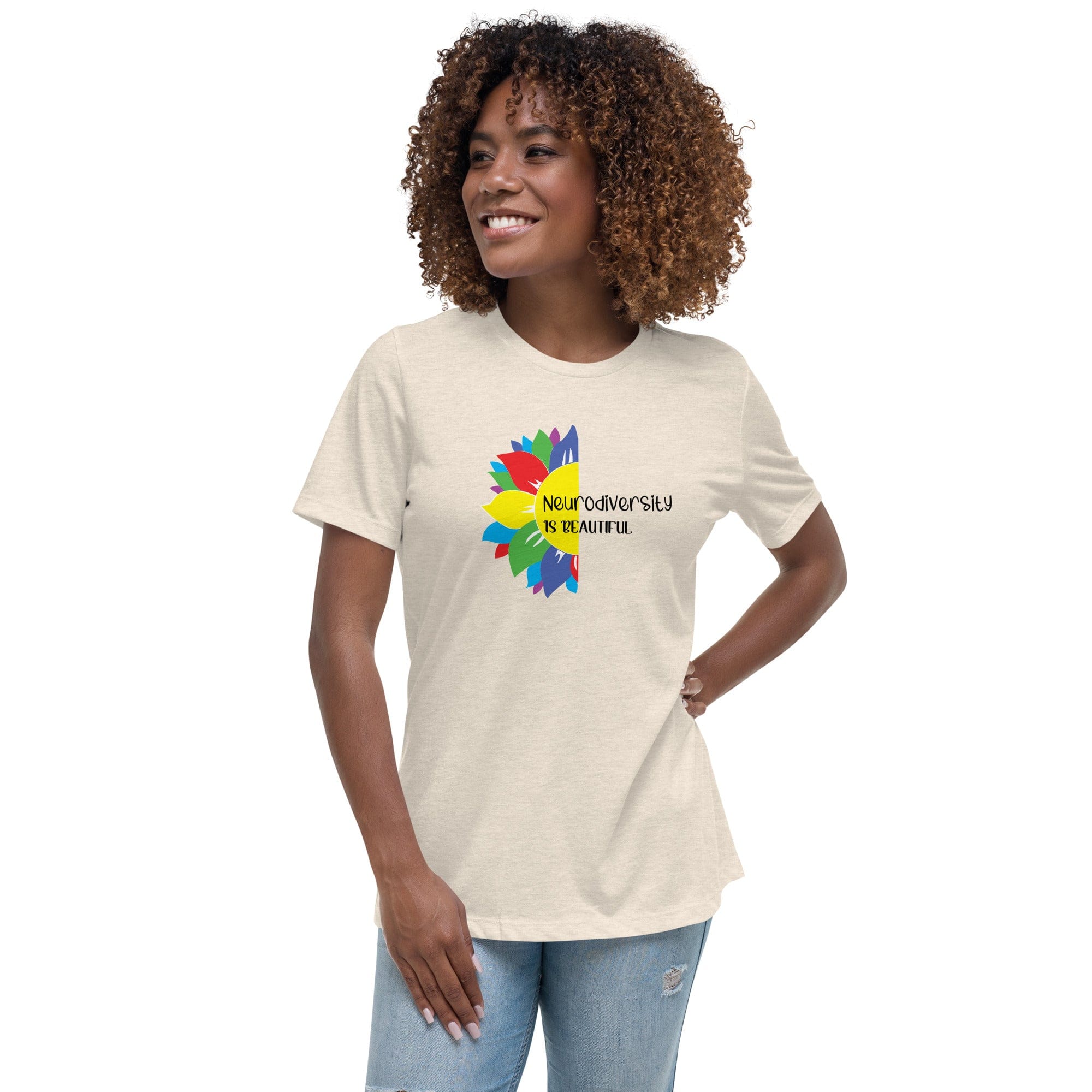 Women's Autism Flower Custom T-Shirt - Kicks Shoelaces