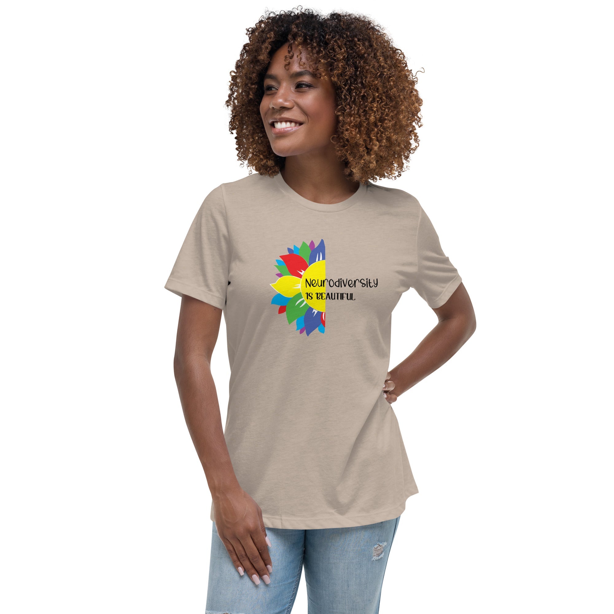 Women's Autism Flower Custom T-Shirt - Kicks Shoelaces