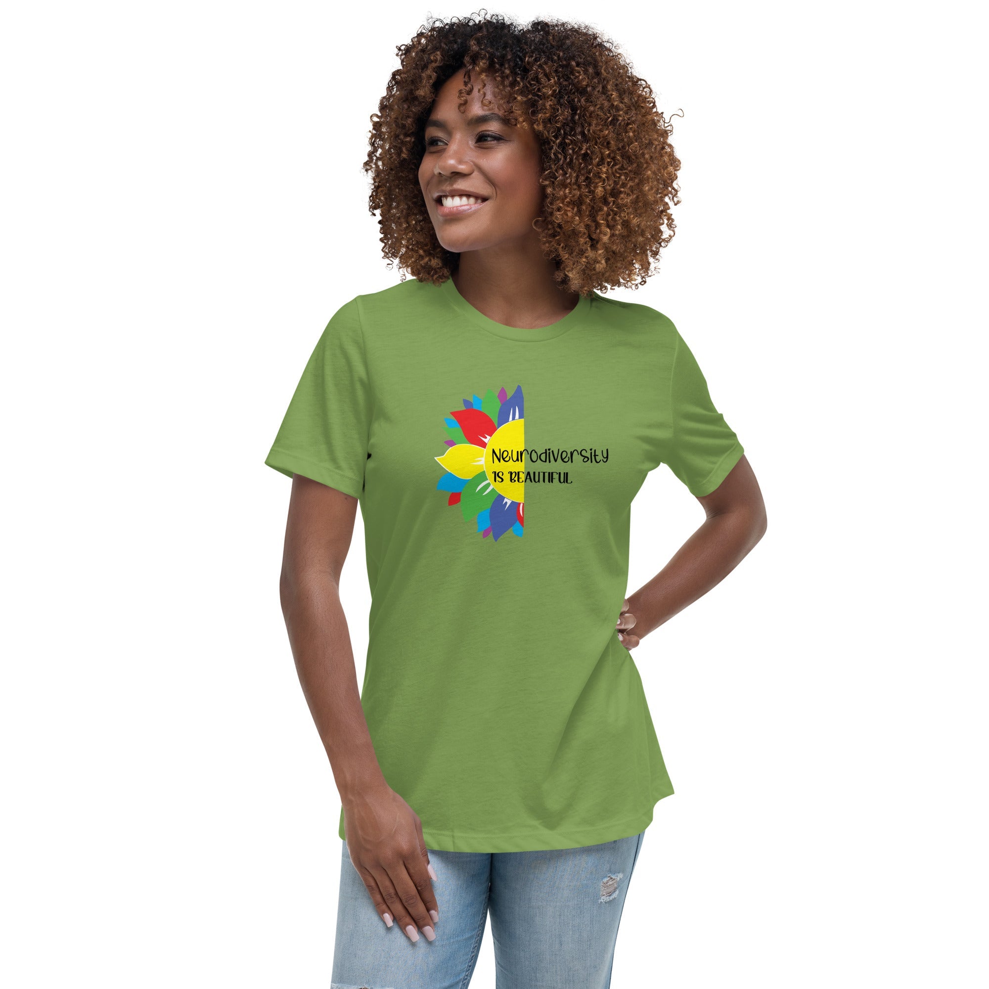 Women's Autism Flower Custom T-Shirt - Kicks Shoelaces