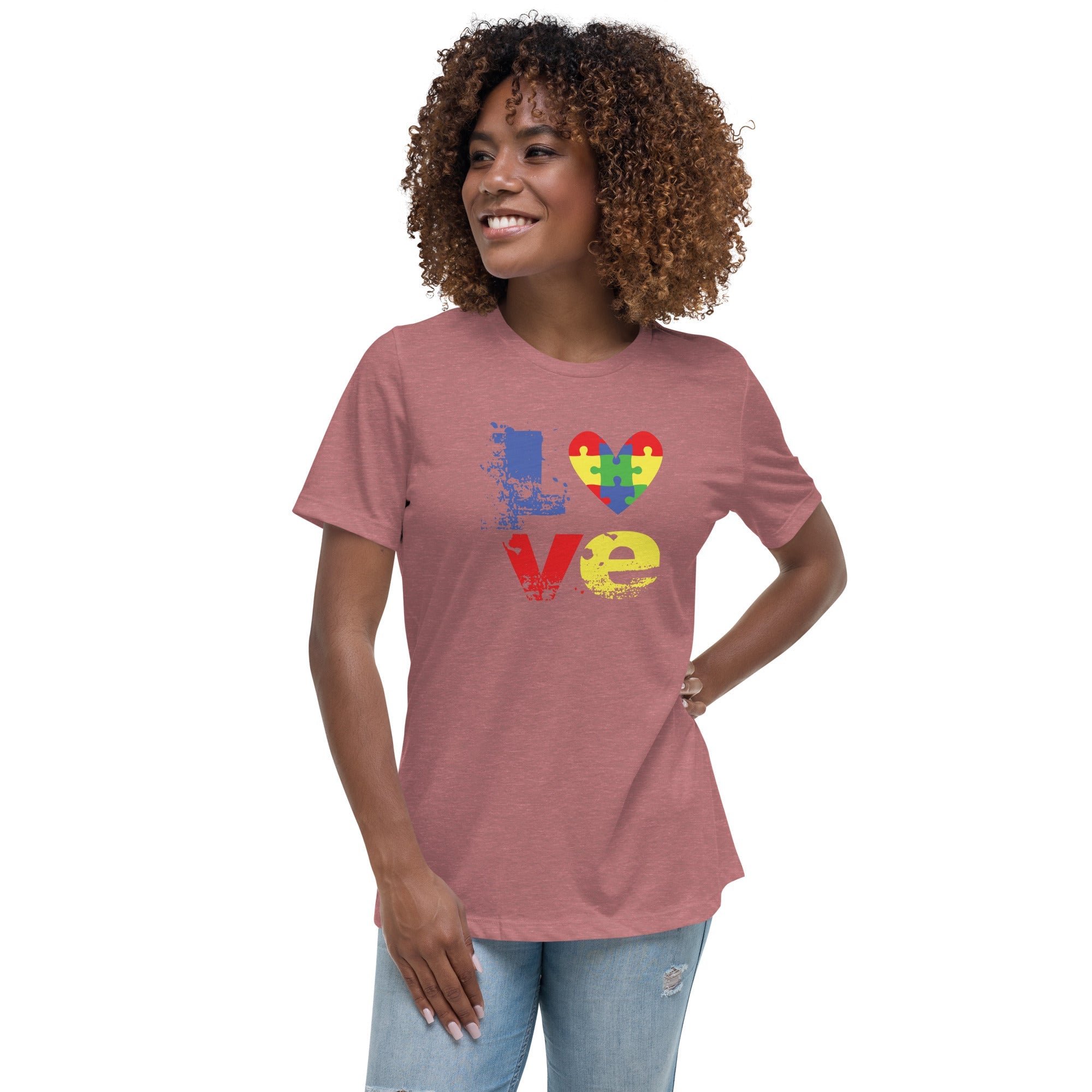 Women's Autism Love Custom T-Shirt - Kicks Shoelaces