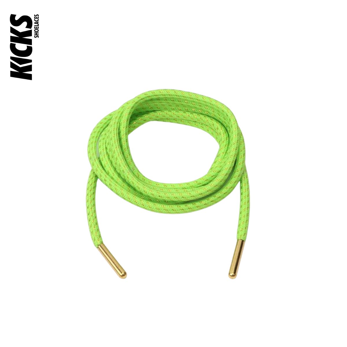 Round Shoelaces with Metal Aglets - Kicks Shoelaces