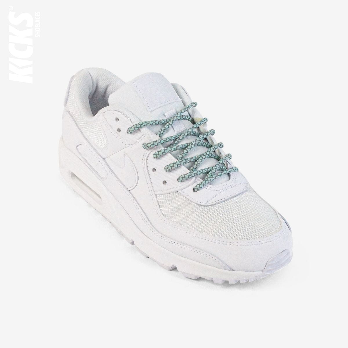 rope-laces-on-white-sneakers-with-kids-pastel-green-shoelaces